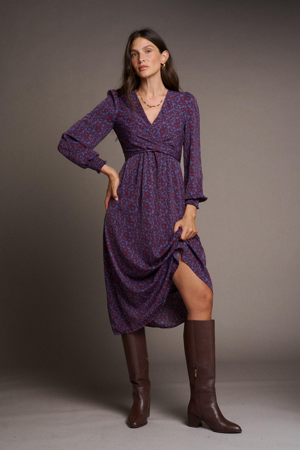 Robe portefeuille Salomé