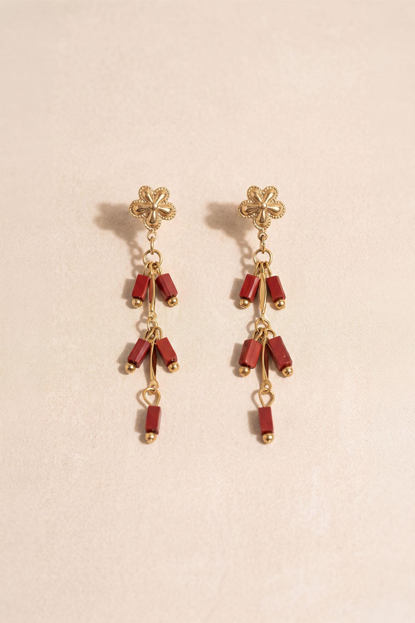 Pine Flower Earrings