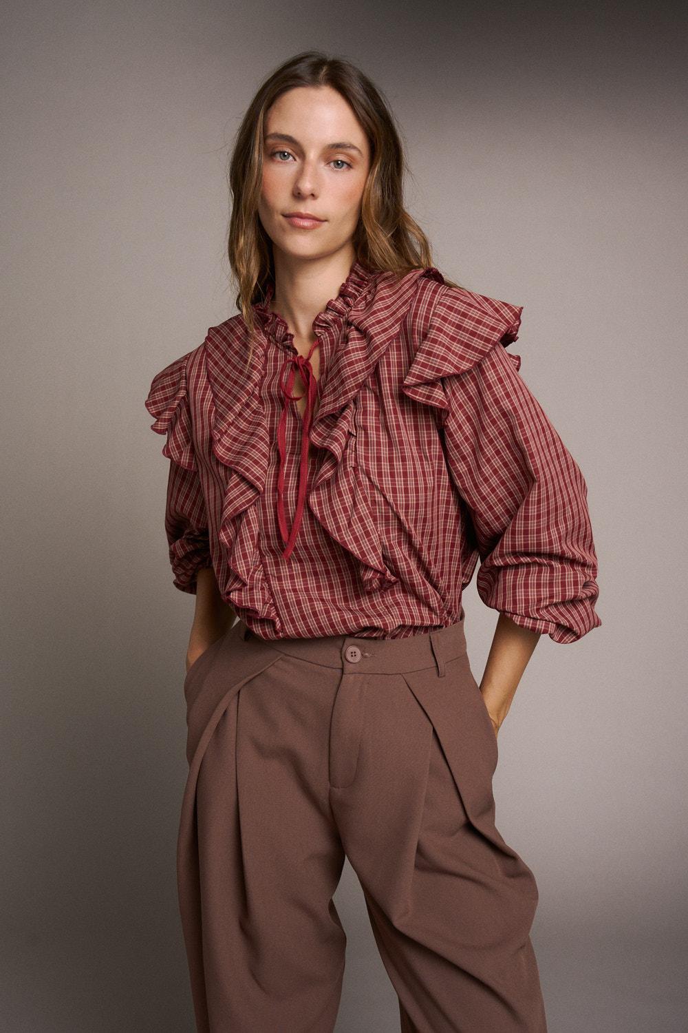 Blouse à nœud Éloïse