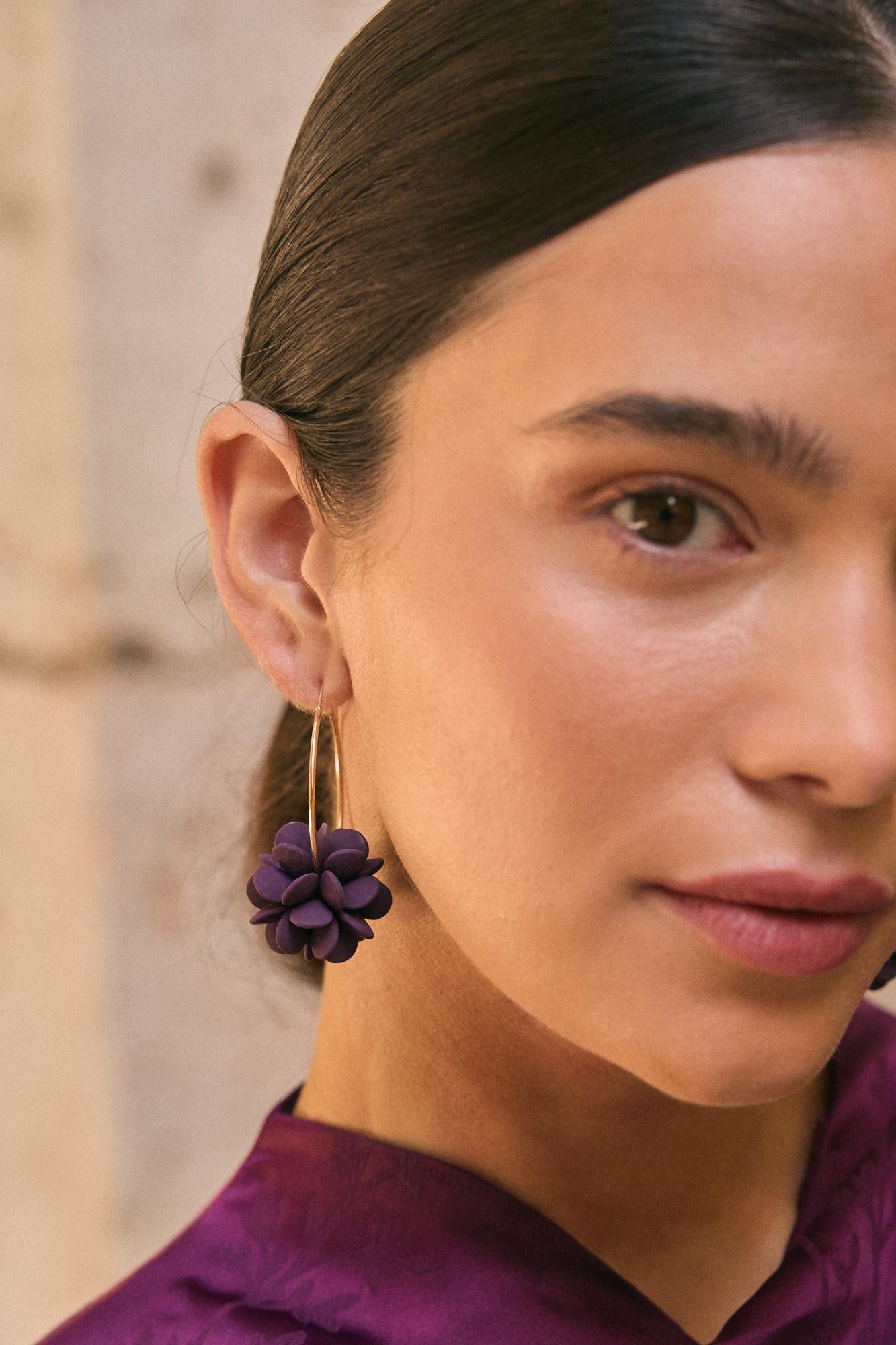 Pendientes Flor Tika