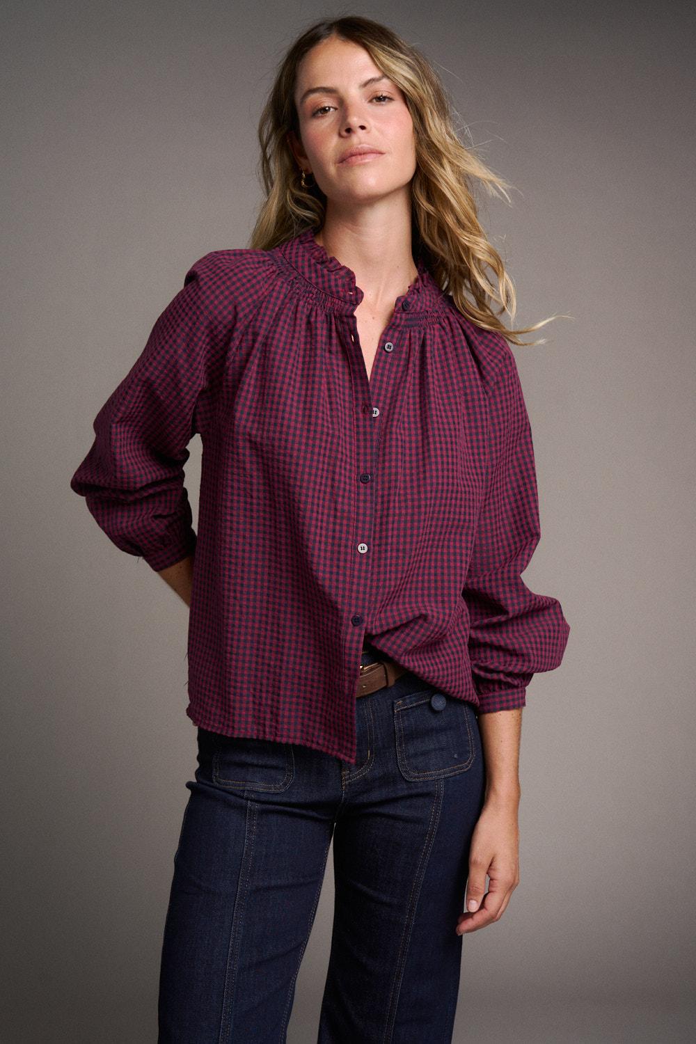 Colette Gingham Blouse