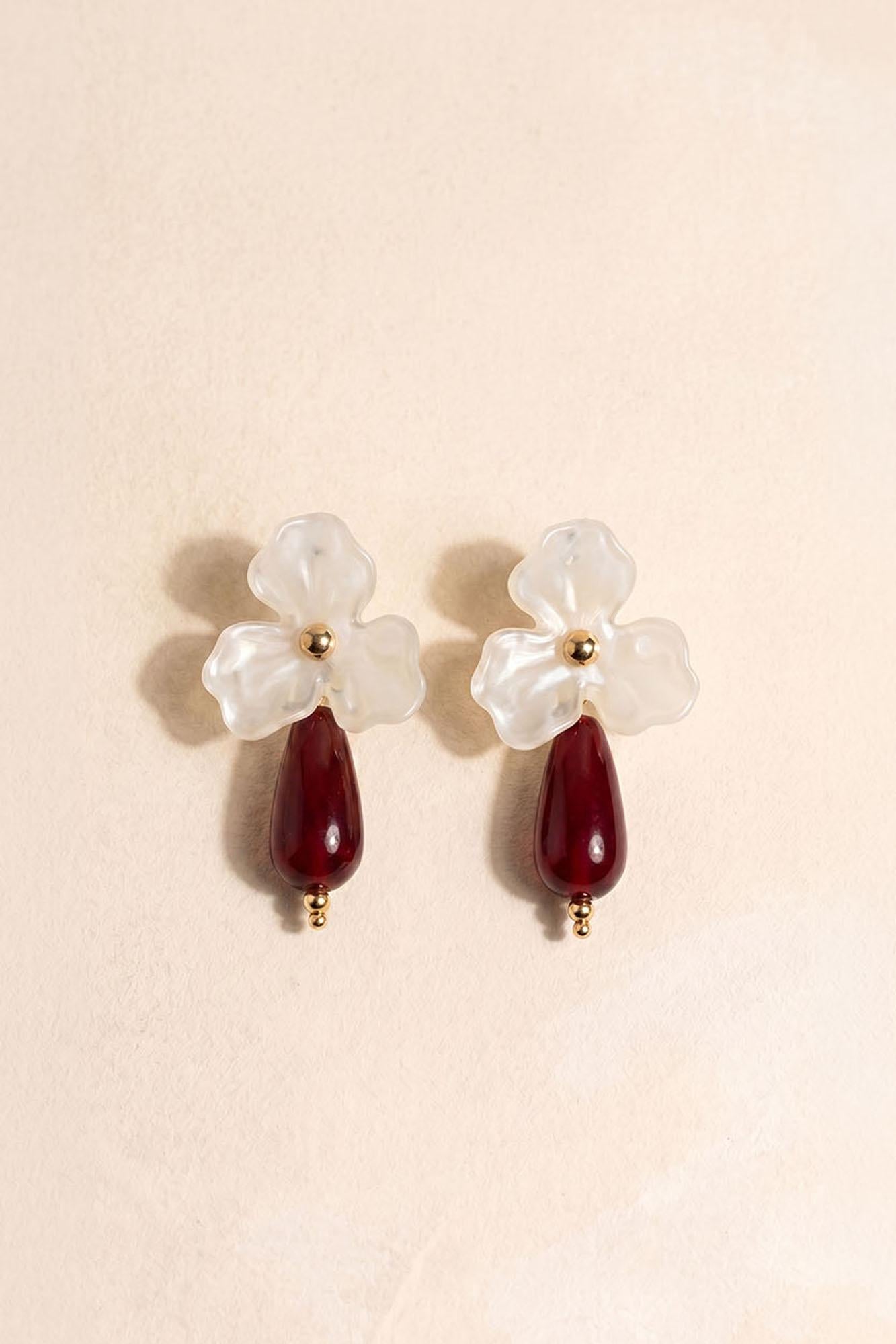 Pendientes Flores Gisel