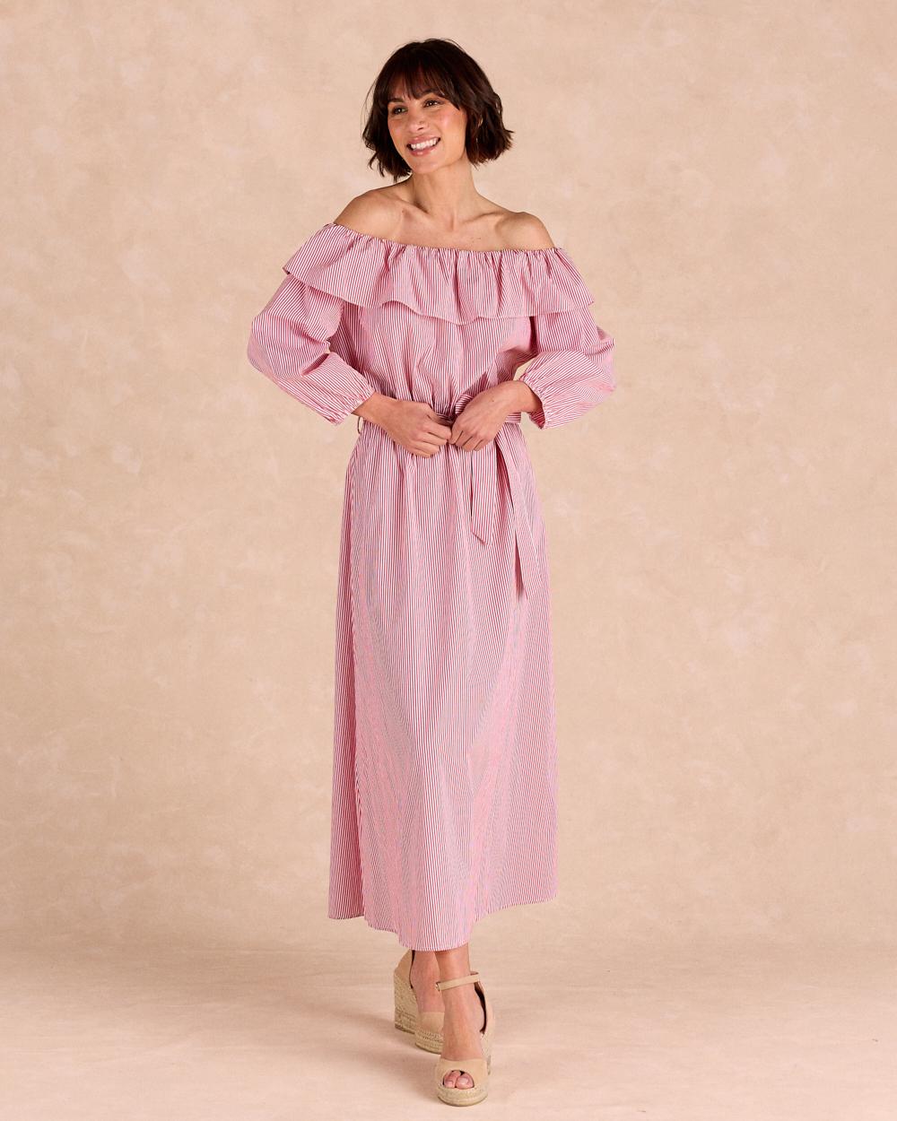 Vestido Midi Rayas Nimia