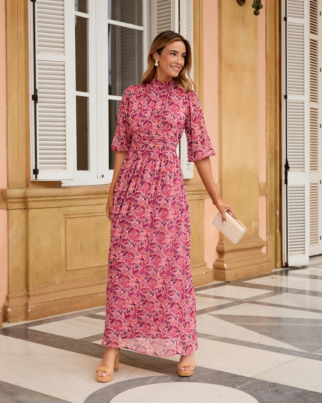 Nola Print Dress