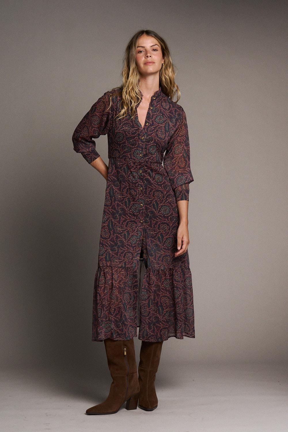 Robe à fleurs Sofía