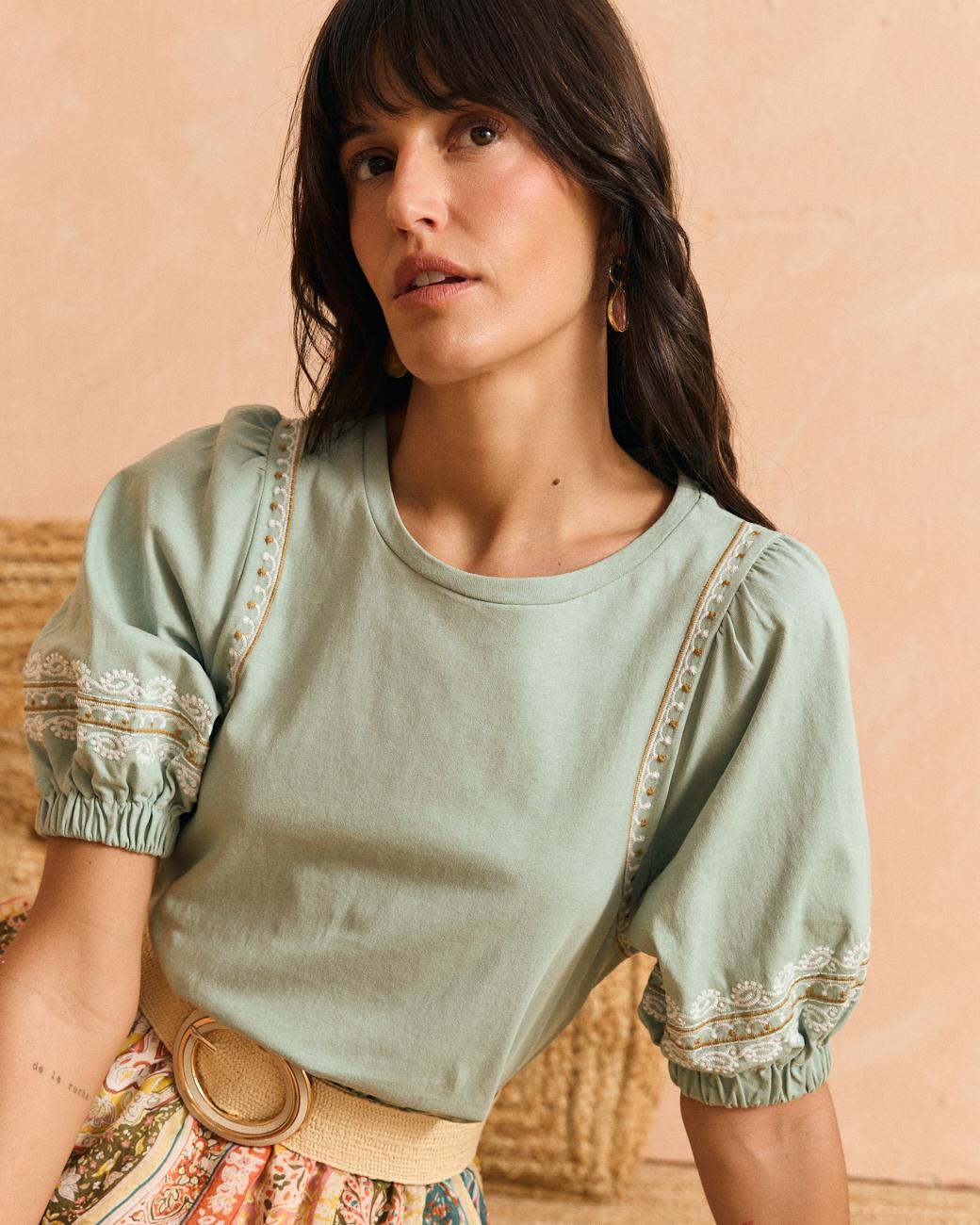 Camiseta Bordado Carlota