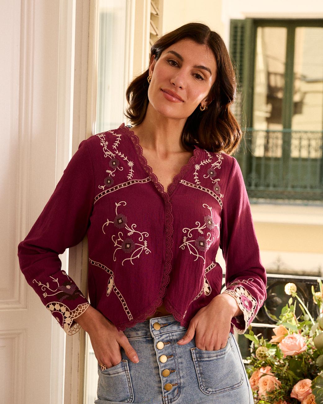 Mabel Bougainvillea Shirt