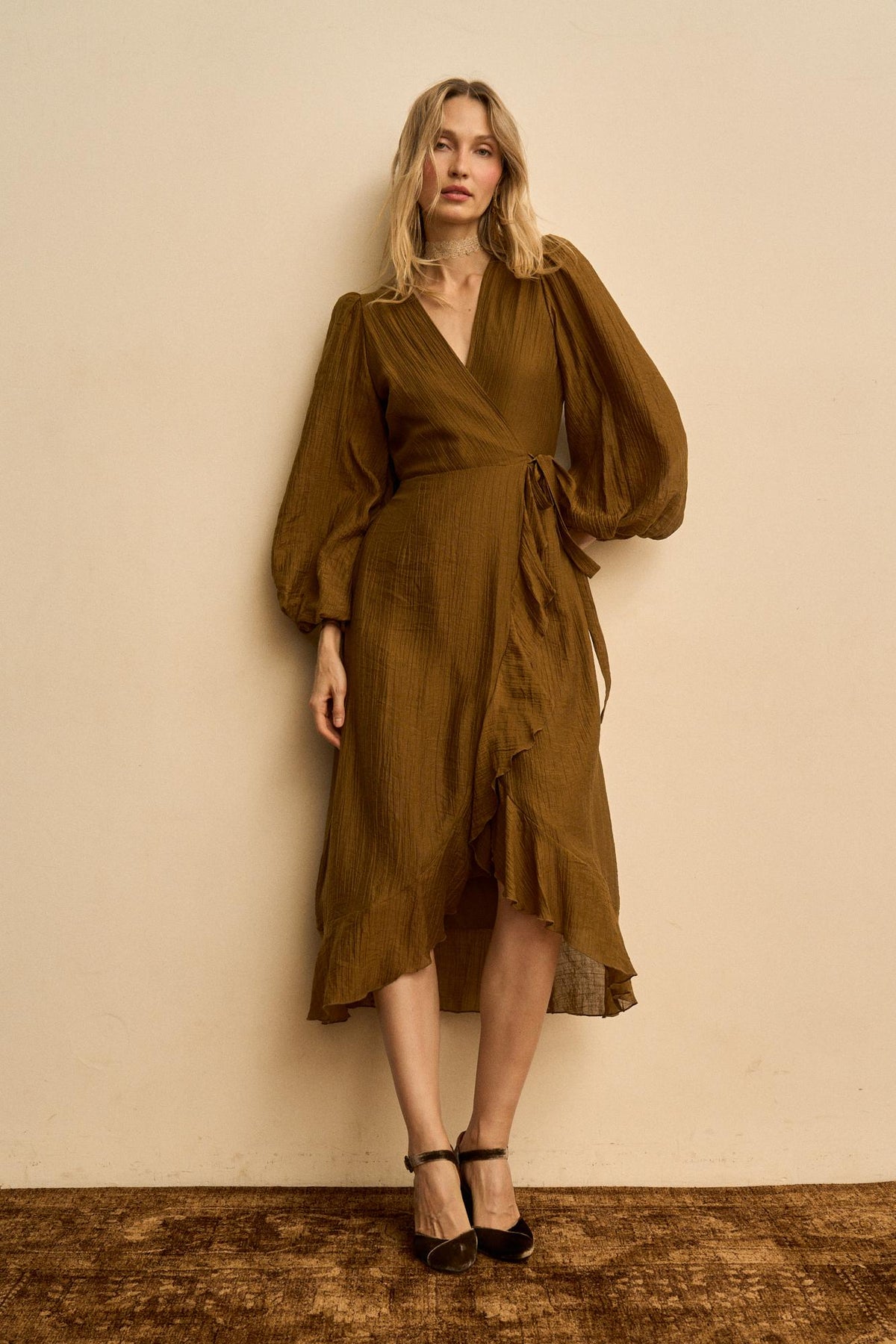 Robe à encolure basse Silvia