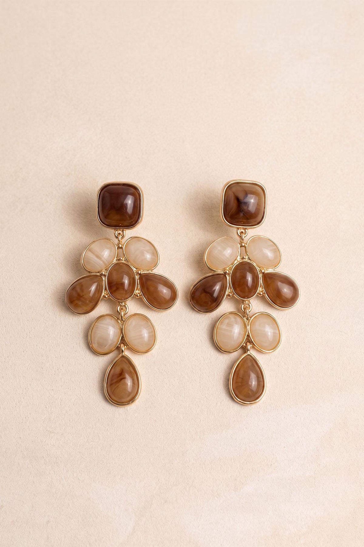 Dangling Stone Earrings Amalia
