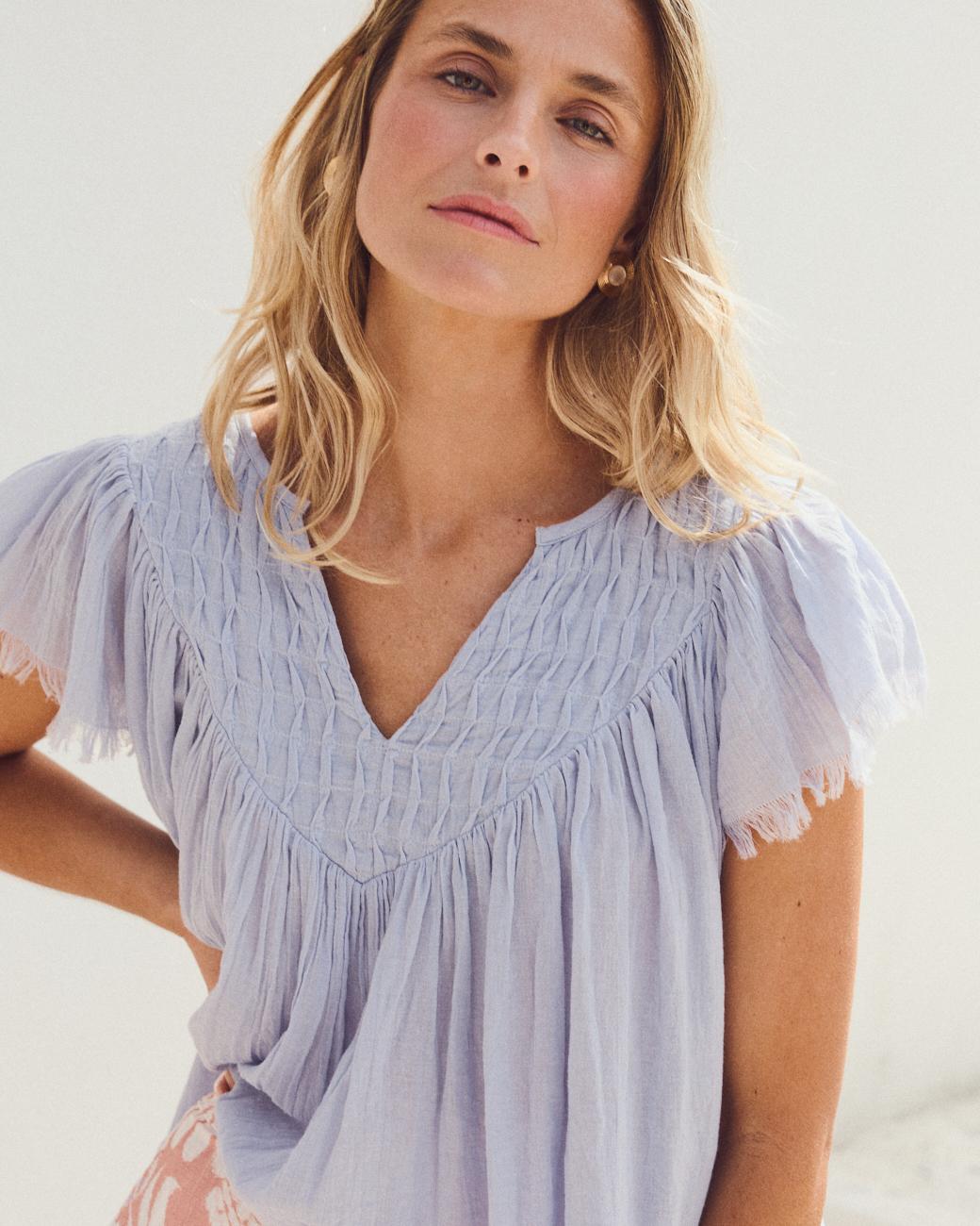 Blusa Azul Dafne