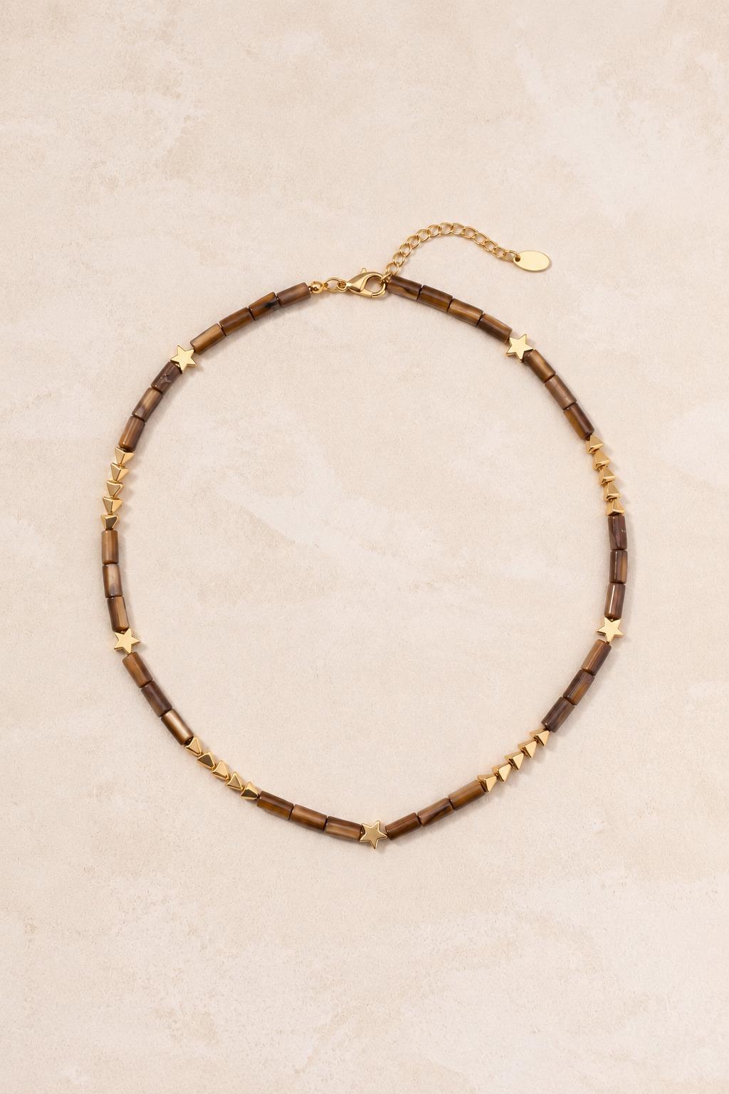 Otilia Two-Tone Beaded Necklace