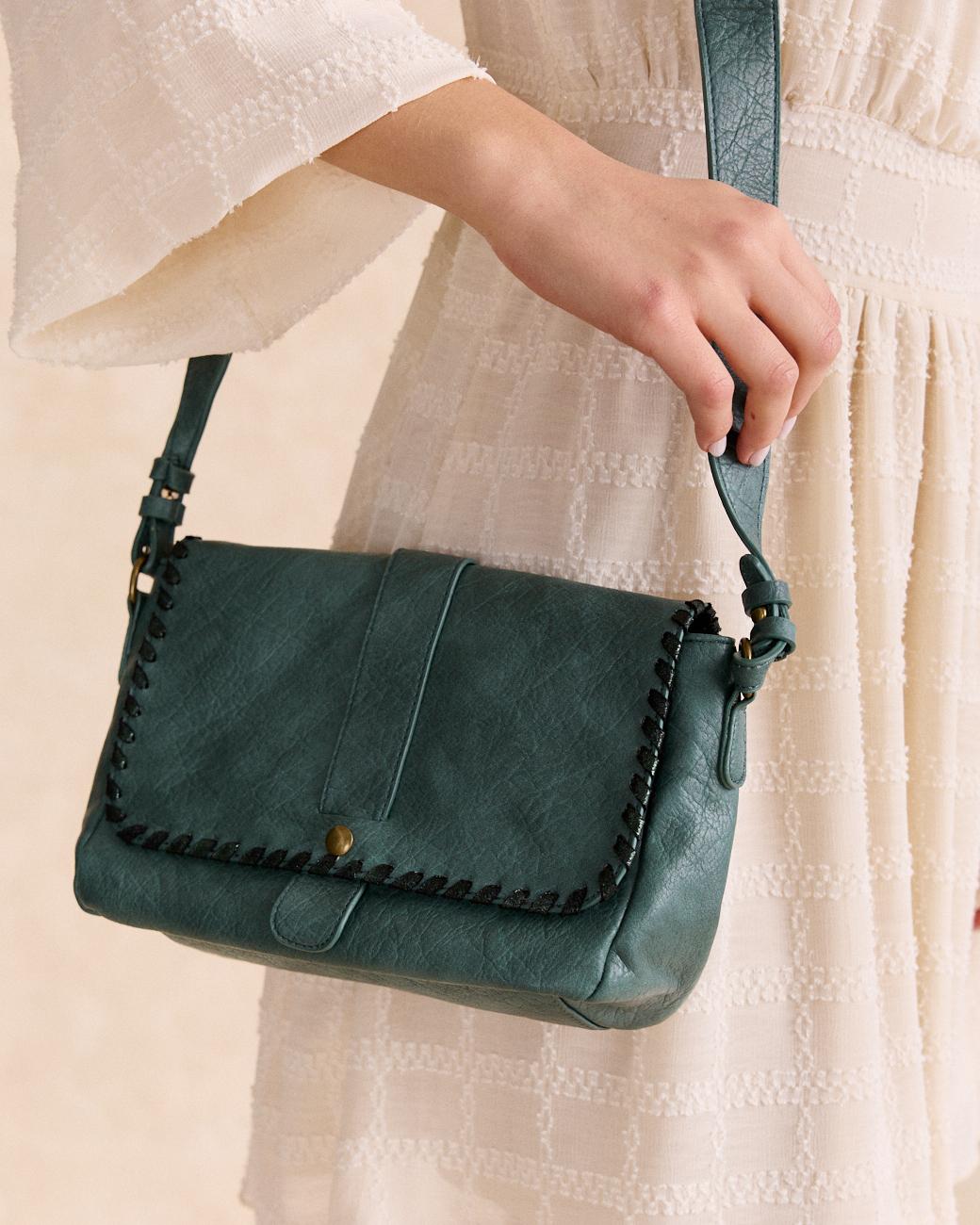 Rennes Green Crossbody Bag