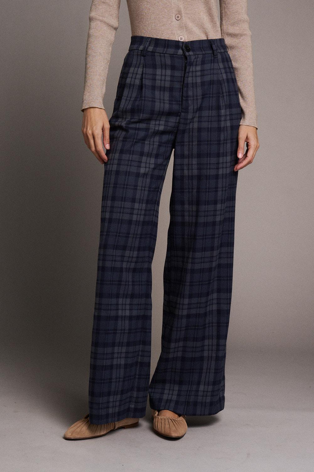 Perrine Check print Trousers