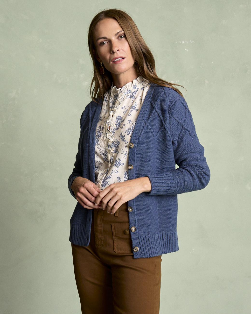Bourget Striped Cardigan