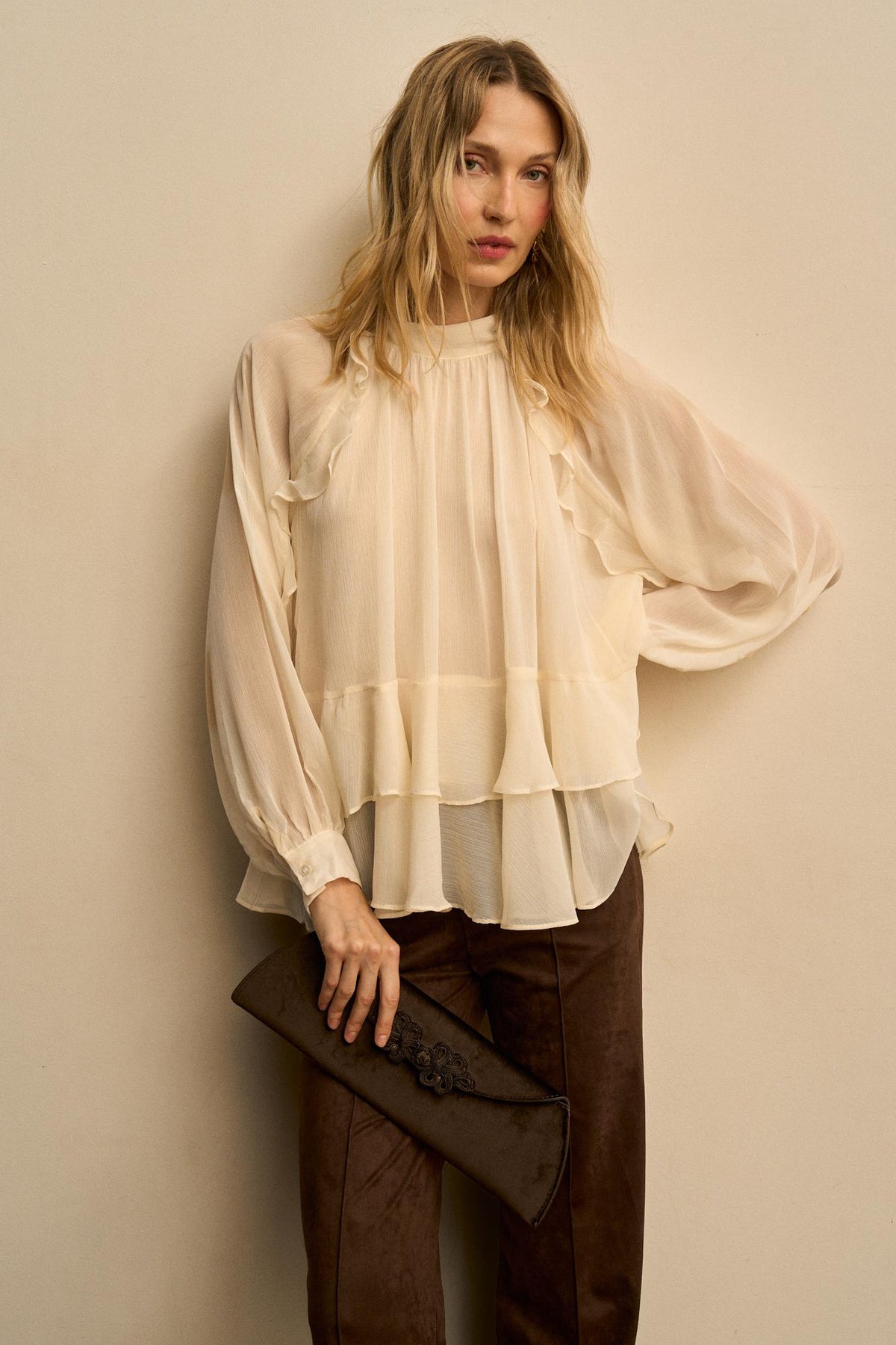 Elianeve Ruffle Blouse
