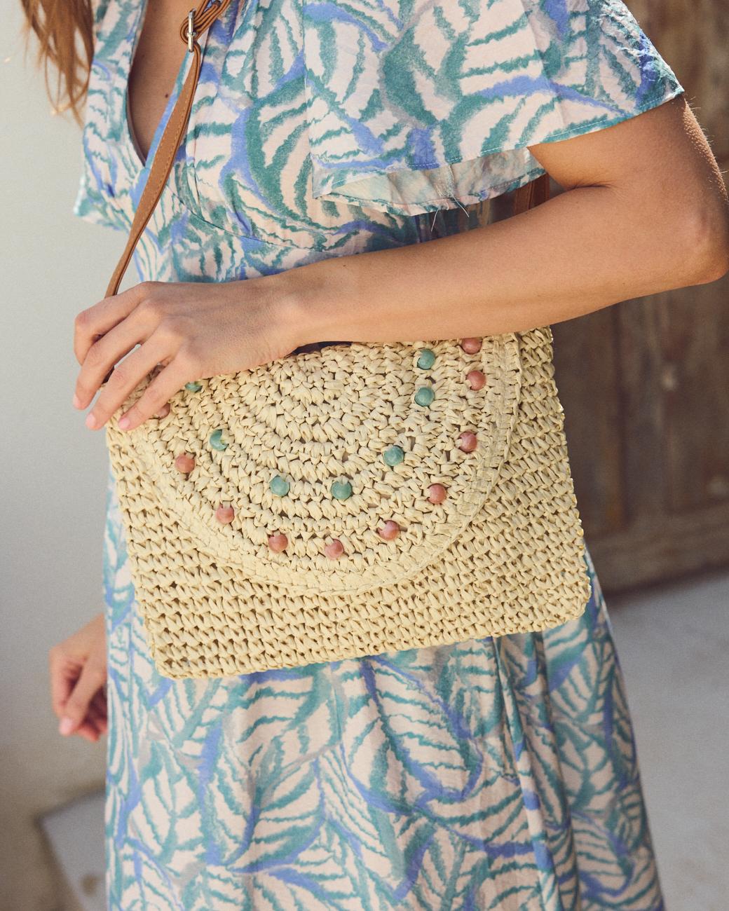 Sac en raphia Abril