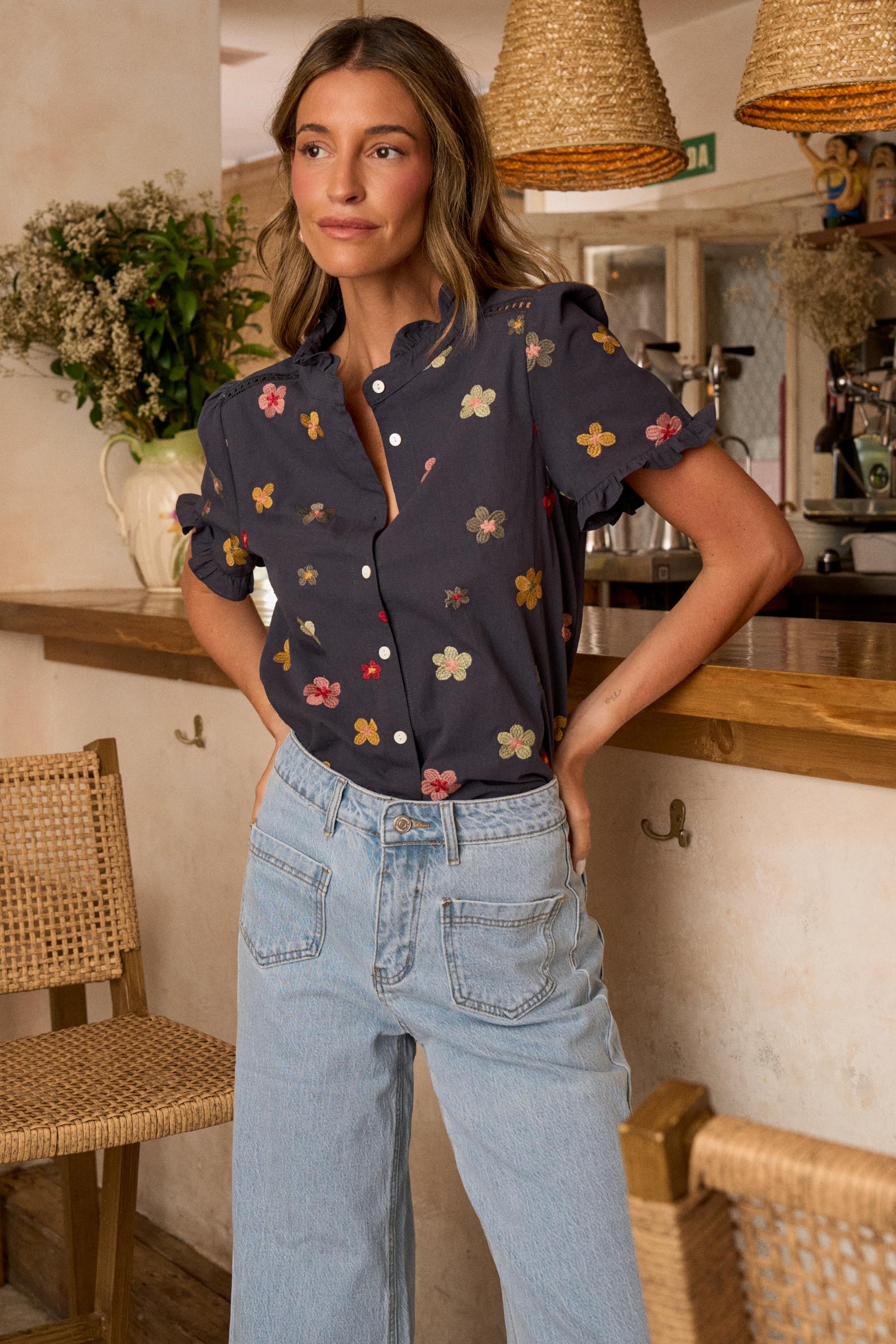 Camisa Flores Birna