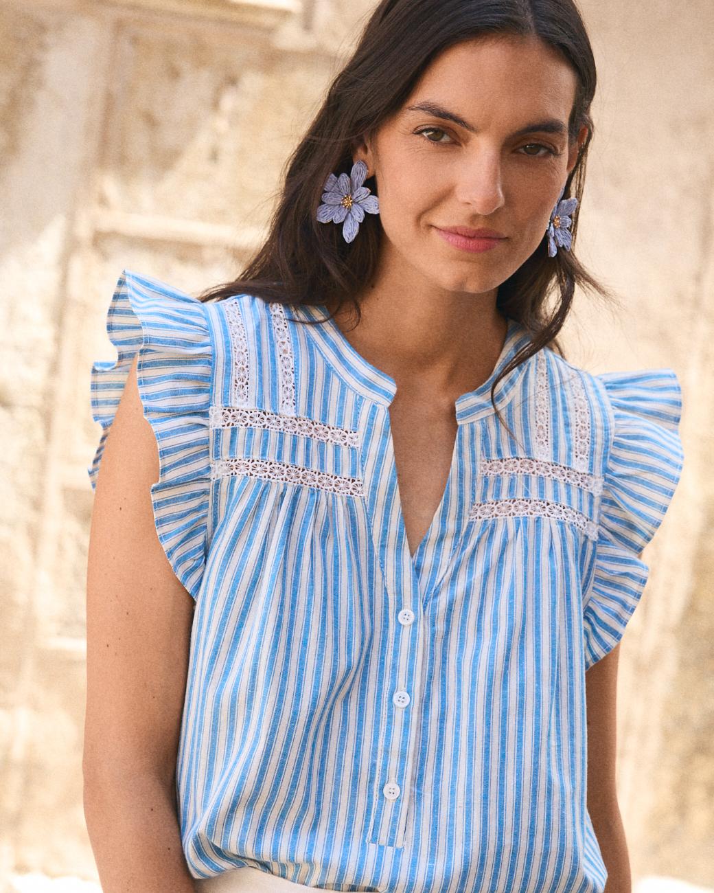 Lusiana Ruffled Shirt