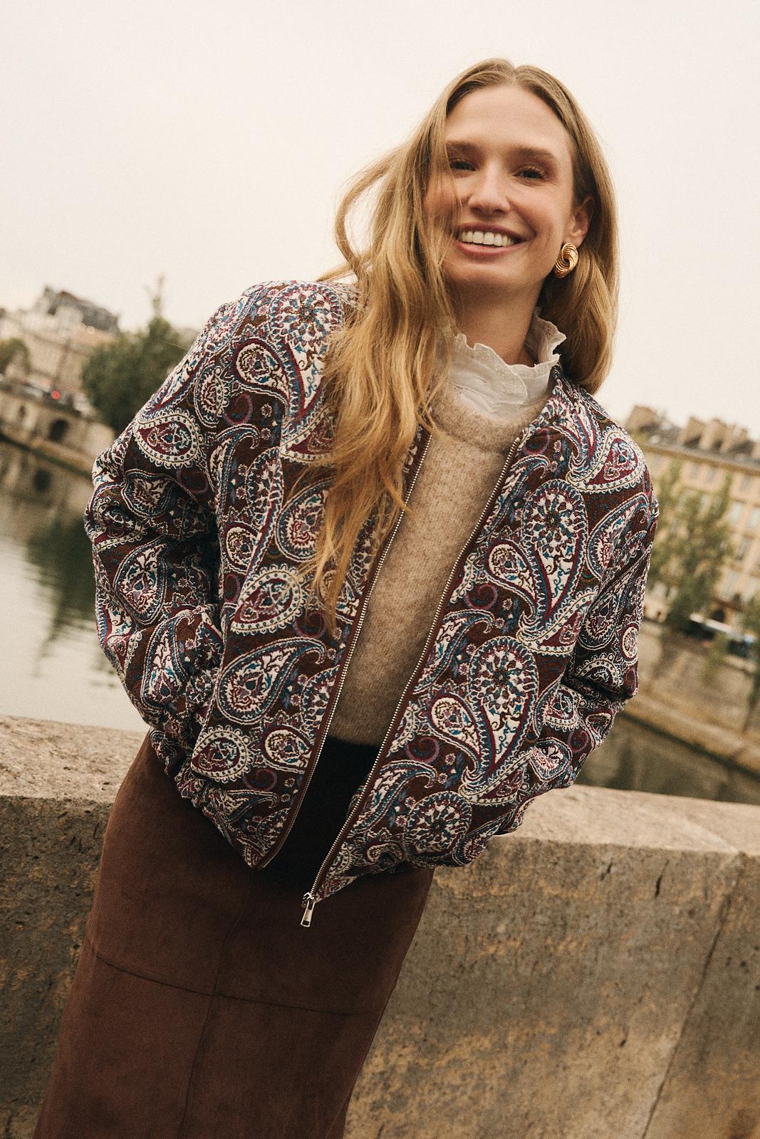 Chaqueta Paisley Adèle