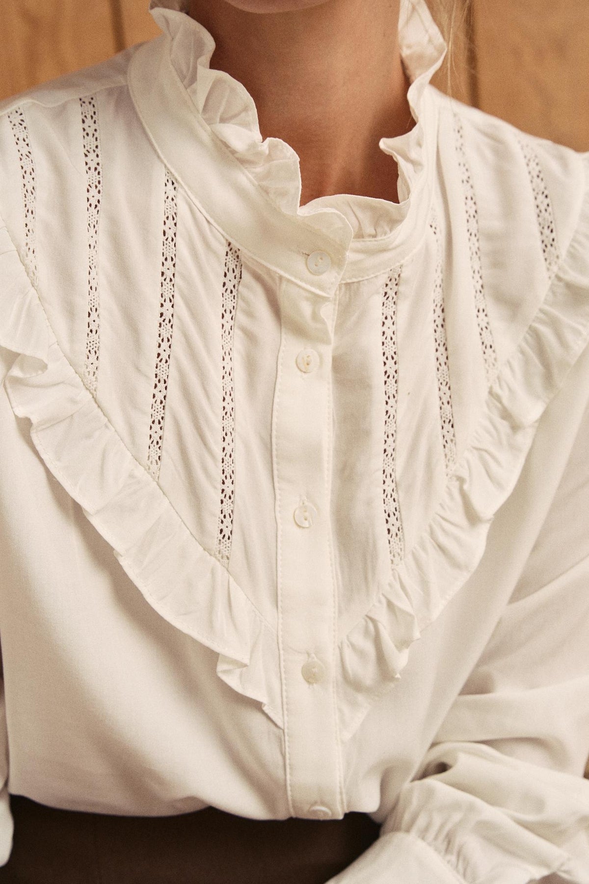 Meritxel Ruffle Shirt