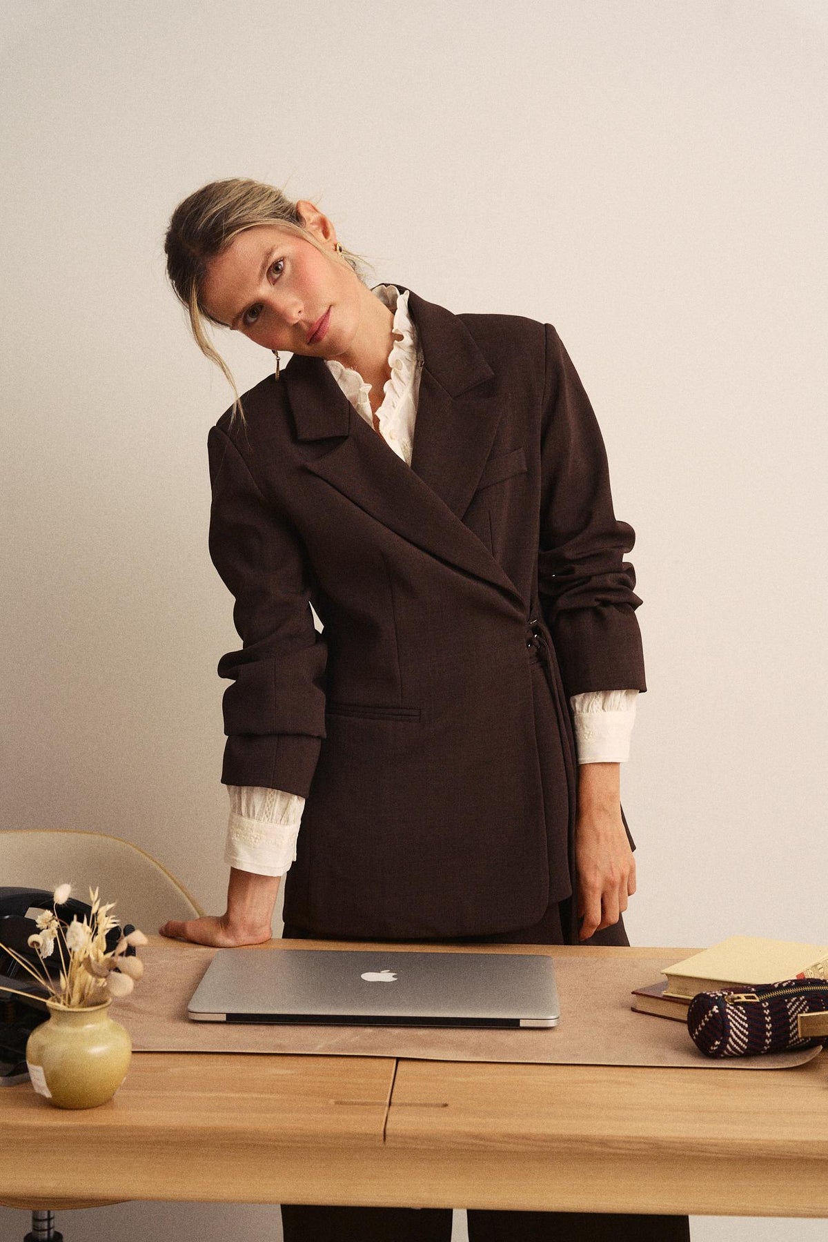 Astrea Double-Breasted Blazer