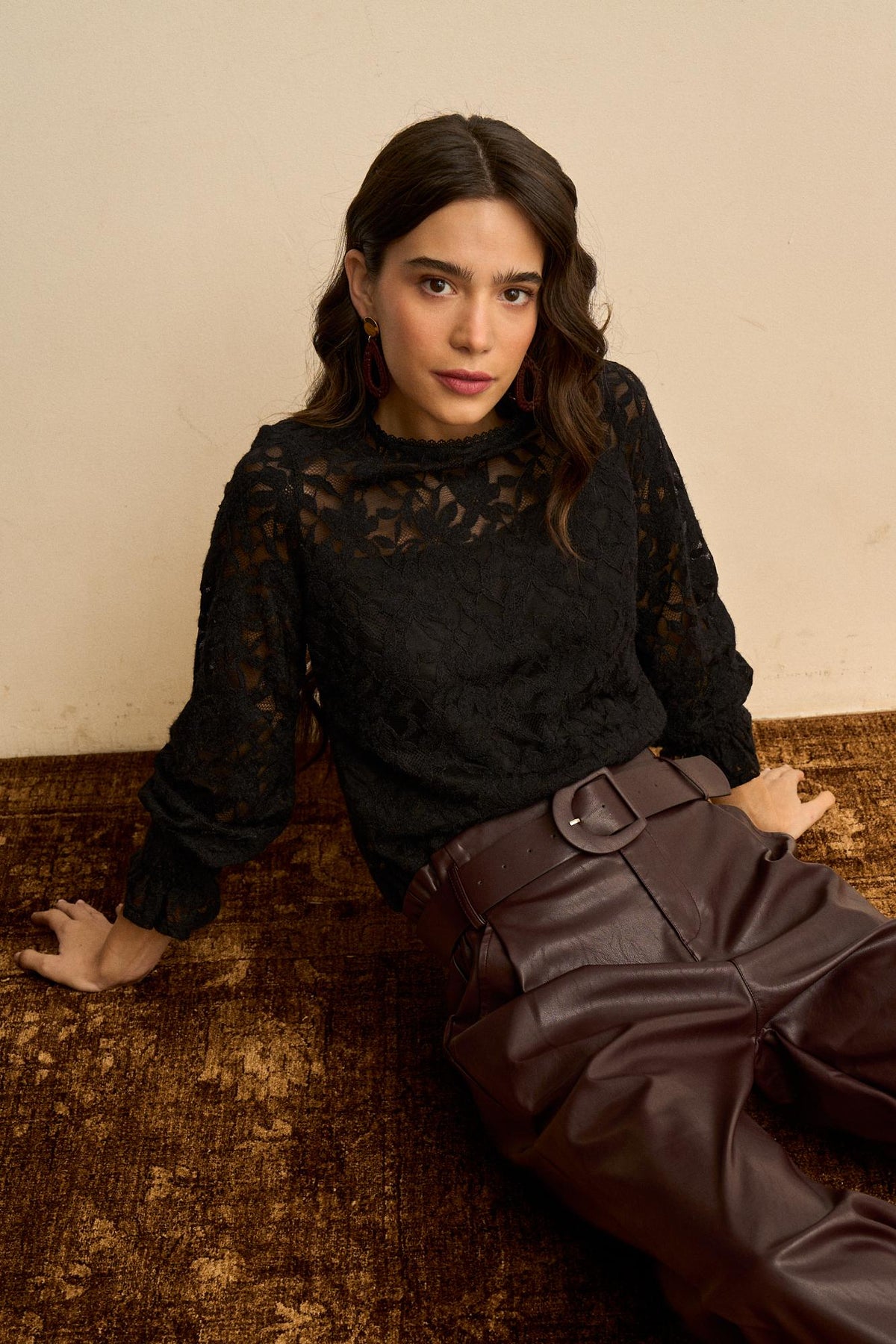Maëva Floral Lace Blouse