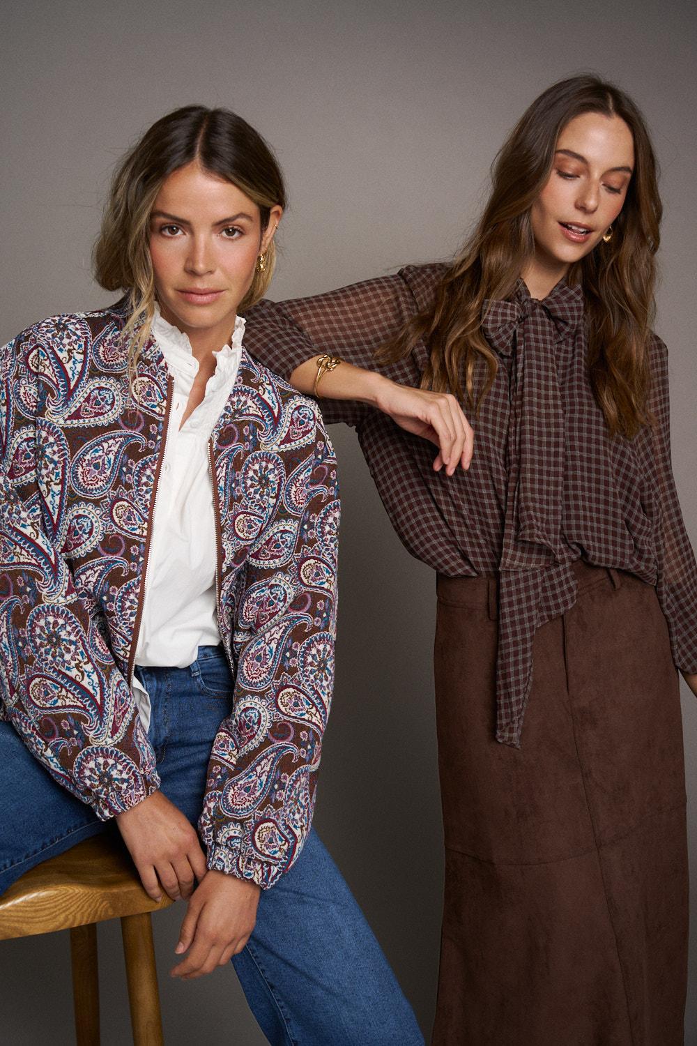 Chaqueta Paisley Adèle