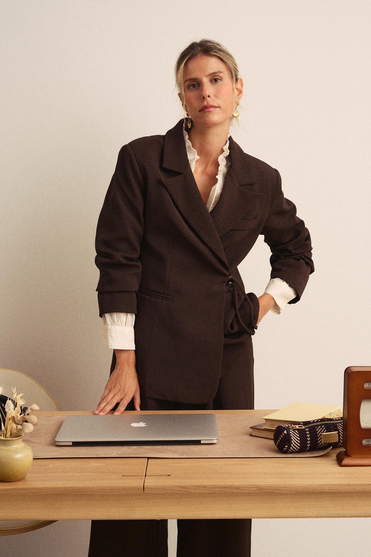 Astrea Double-Breasted Blazer