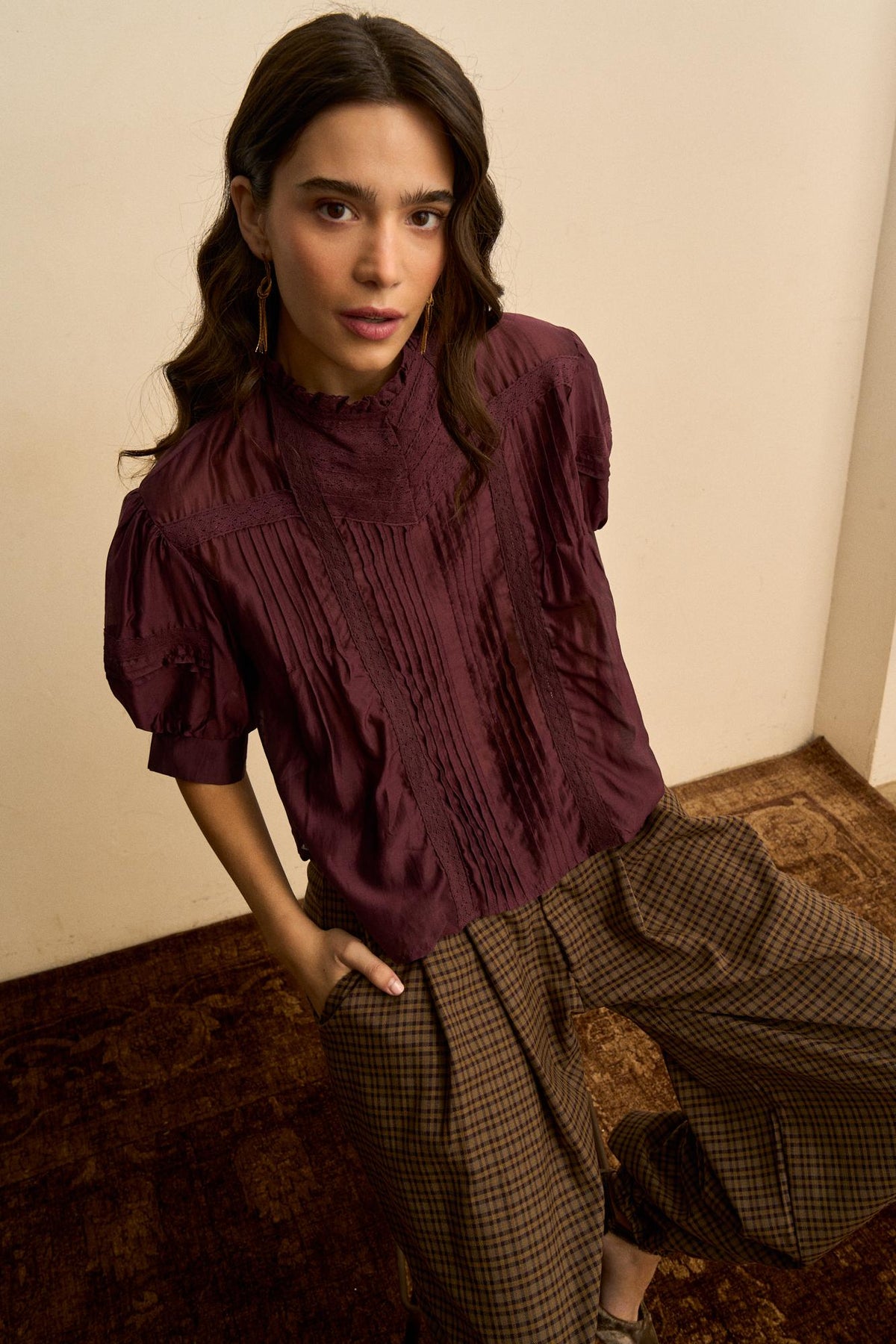 Blusa Jaretas Abullonada Soline