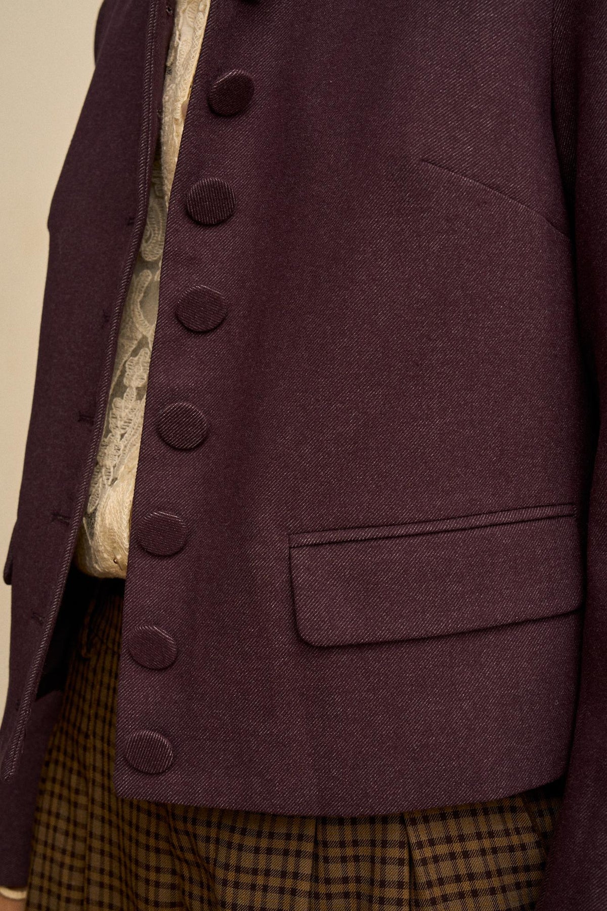 Esmée Round-Neck Jacket