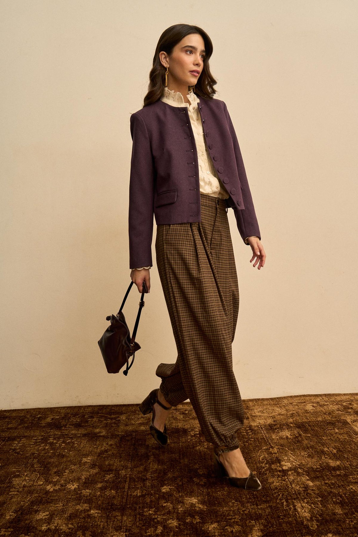 Esmée Round-Neck Jacket