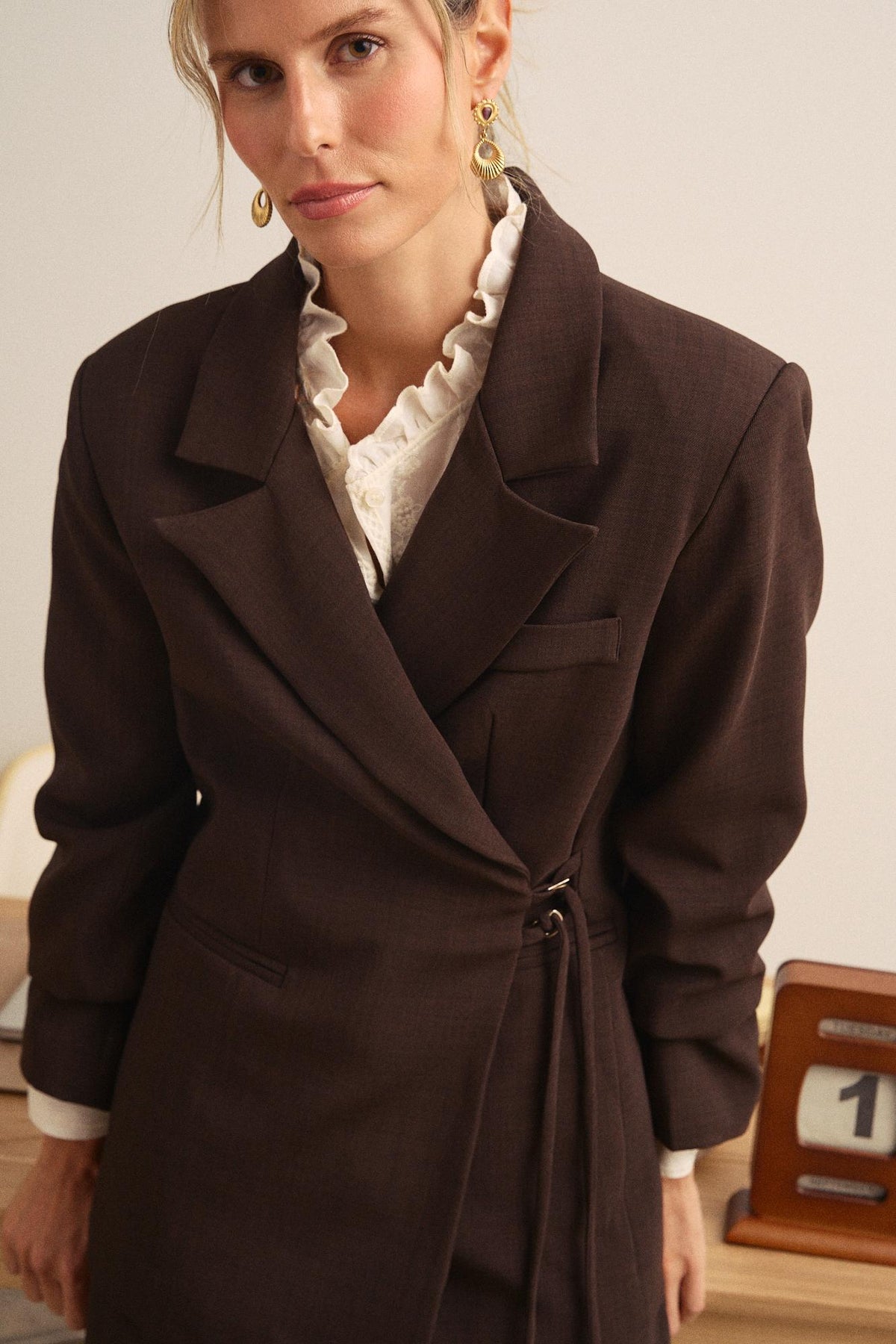 Astrea Double-Breasted Blazer