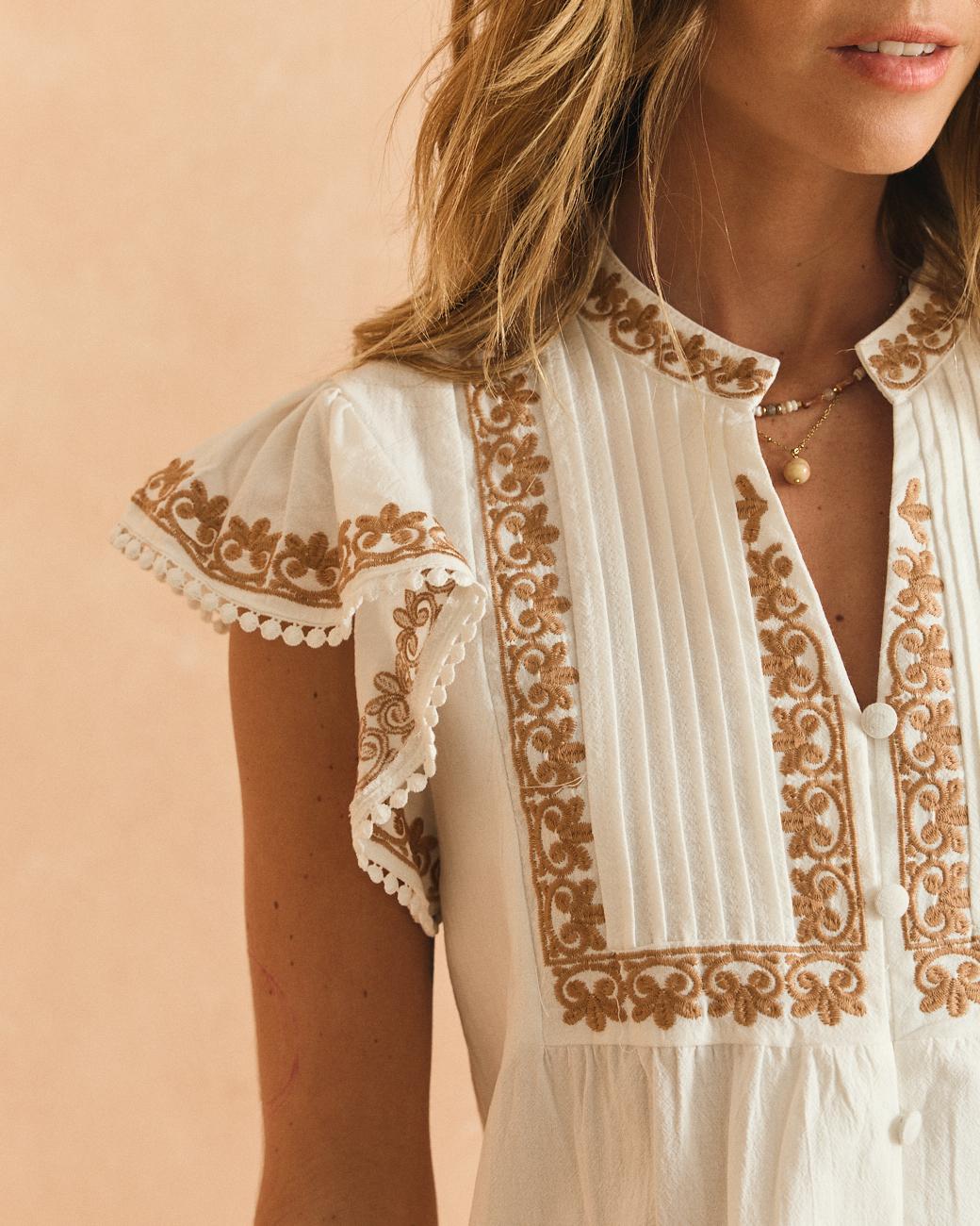 Blouse brodée Ivana