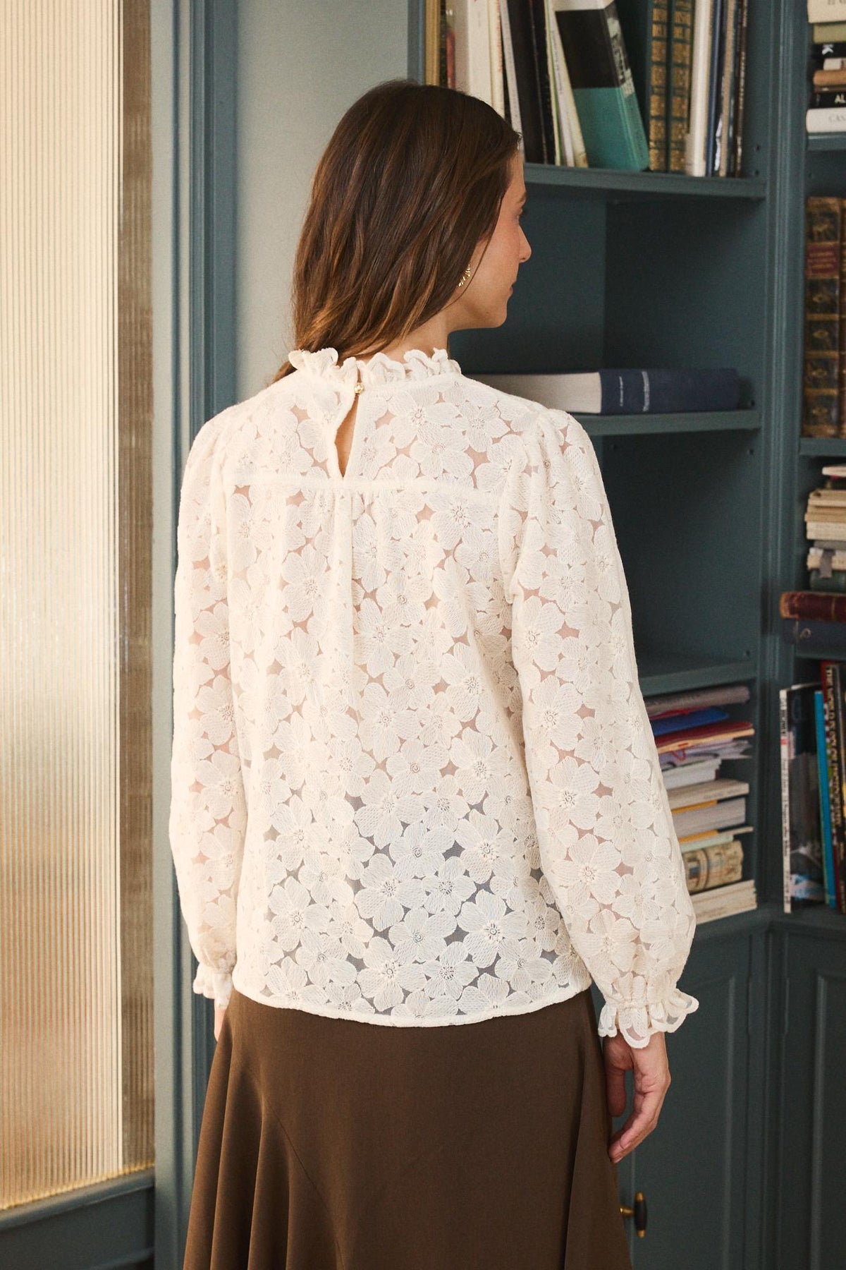 Blouse fleurs Vireia