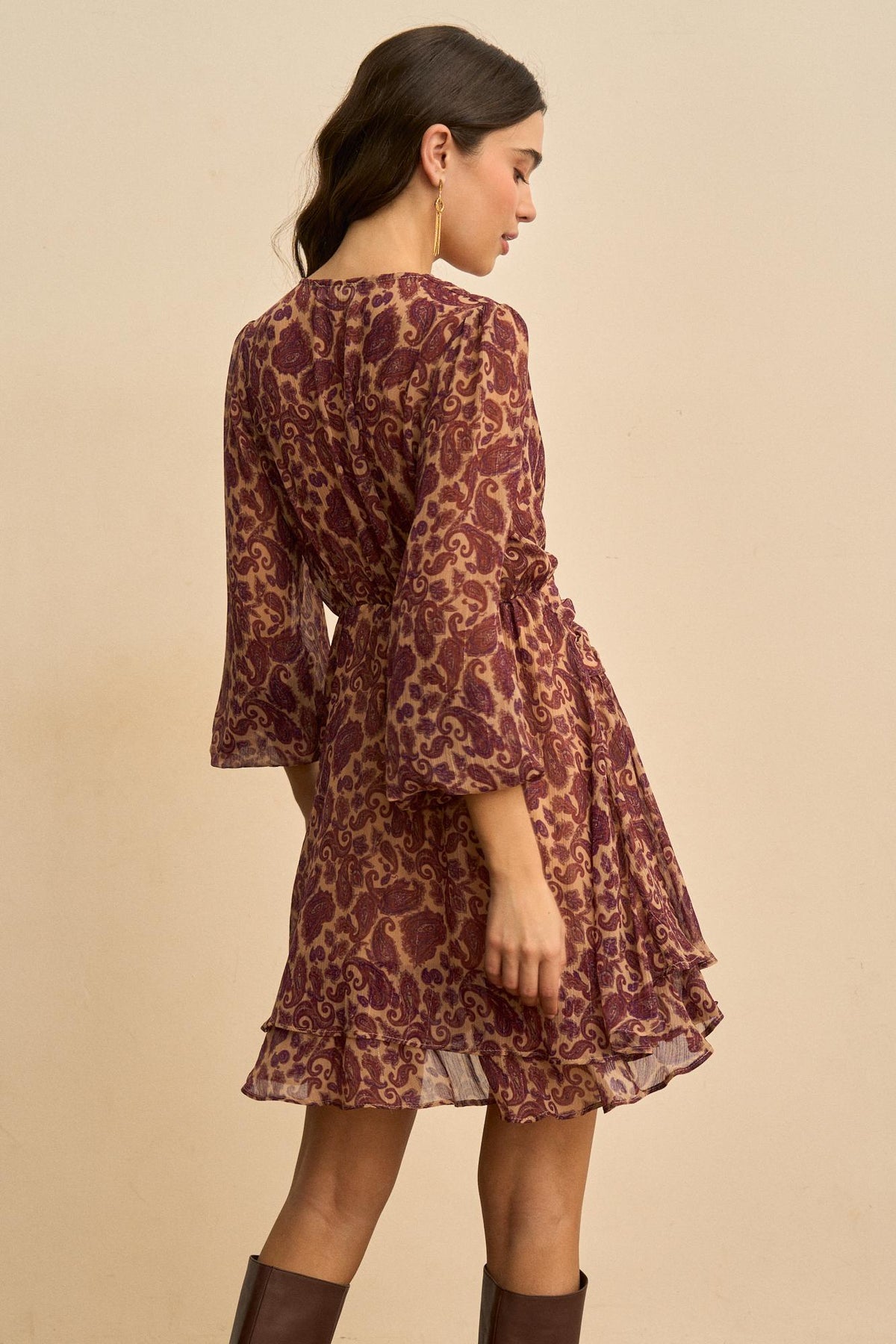 Robe Court imprimé Isaline