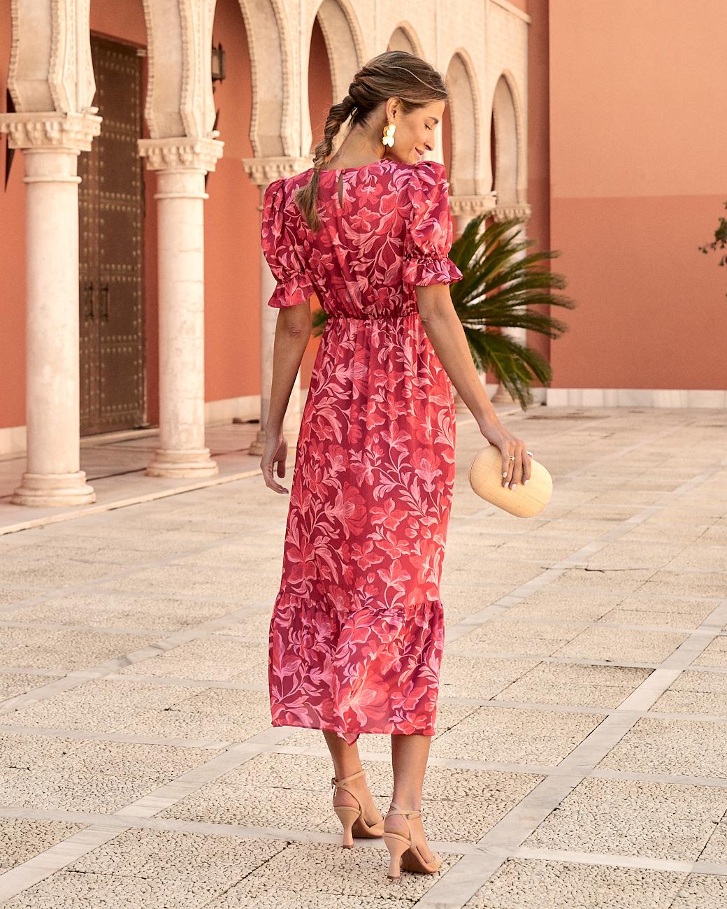 Amanda Print Dress
