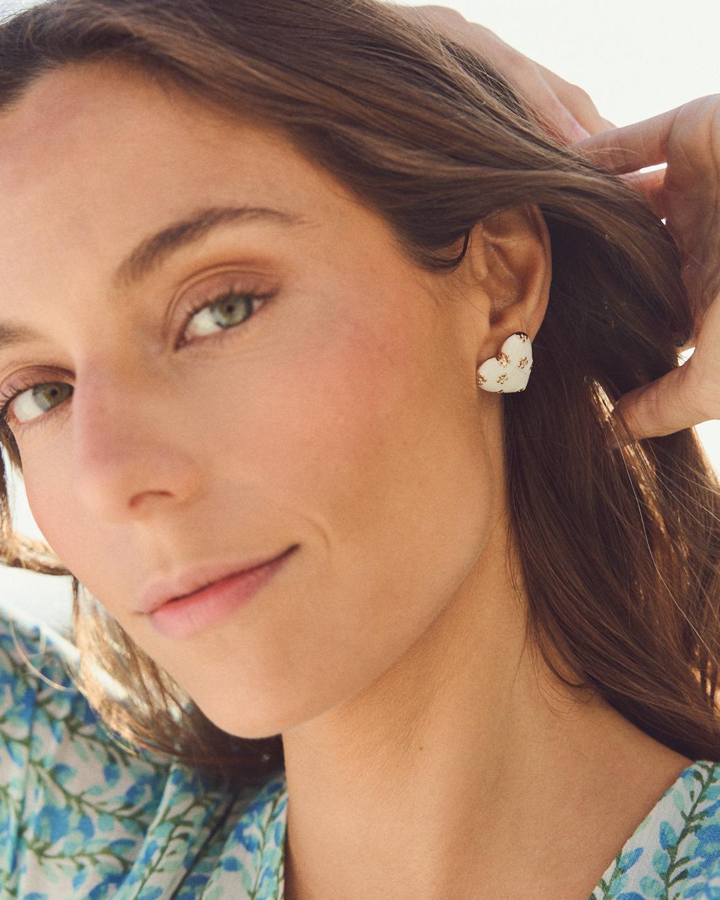 Boucle d'Oreille Cœurs Bianca