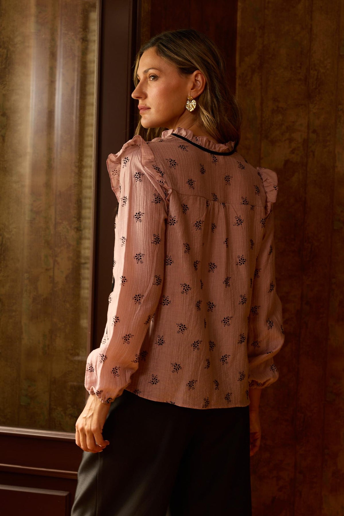 Blusa estampado Rosa