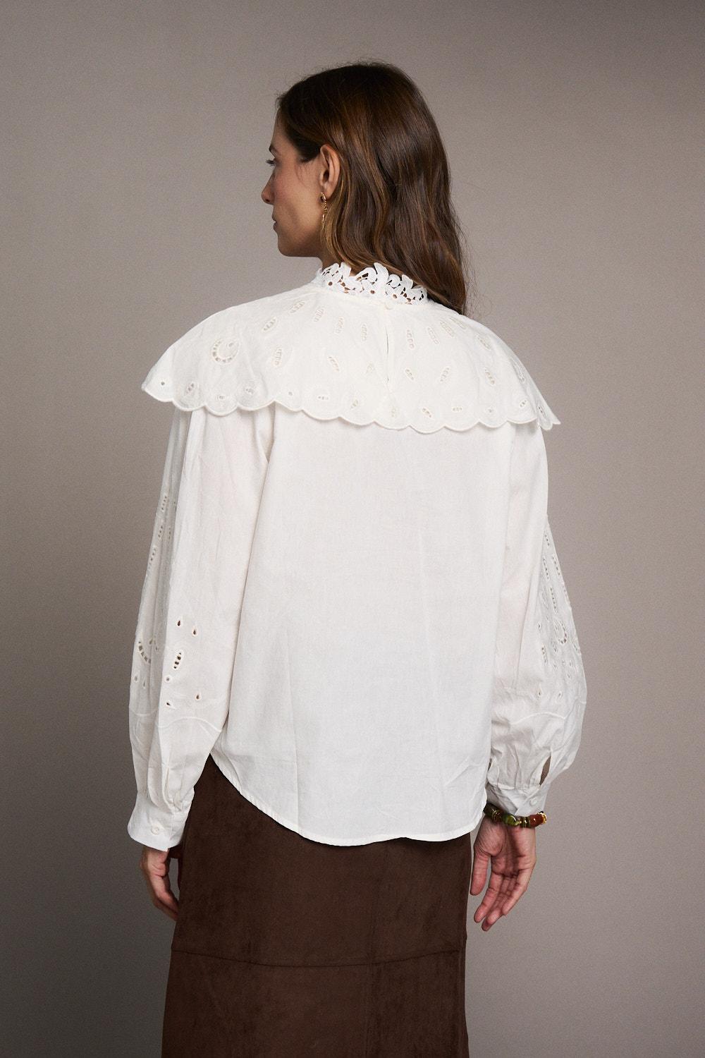 Camisa Bordada Apolline