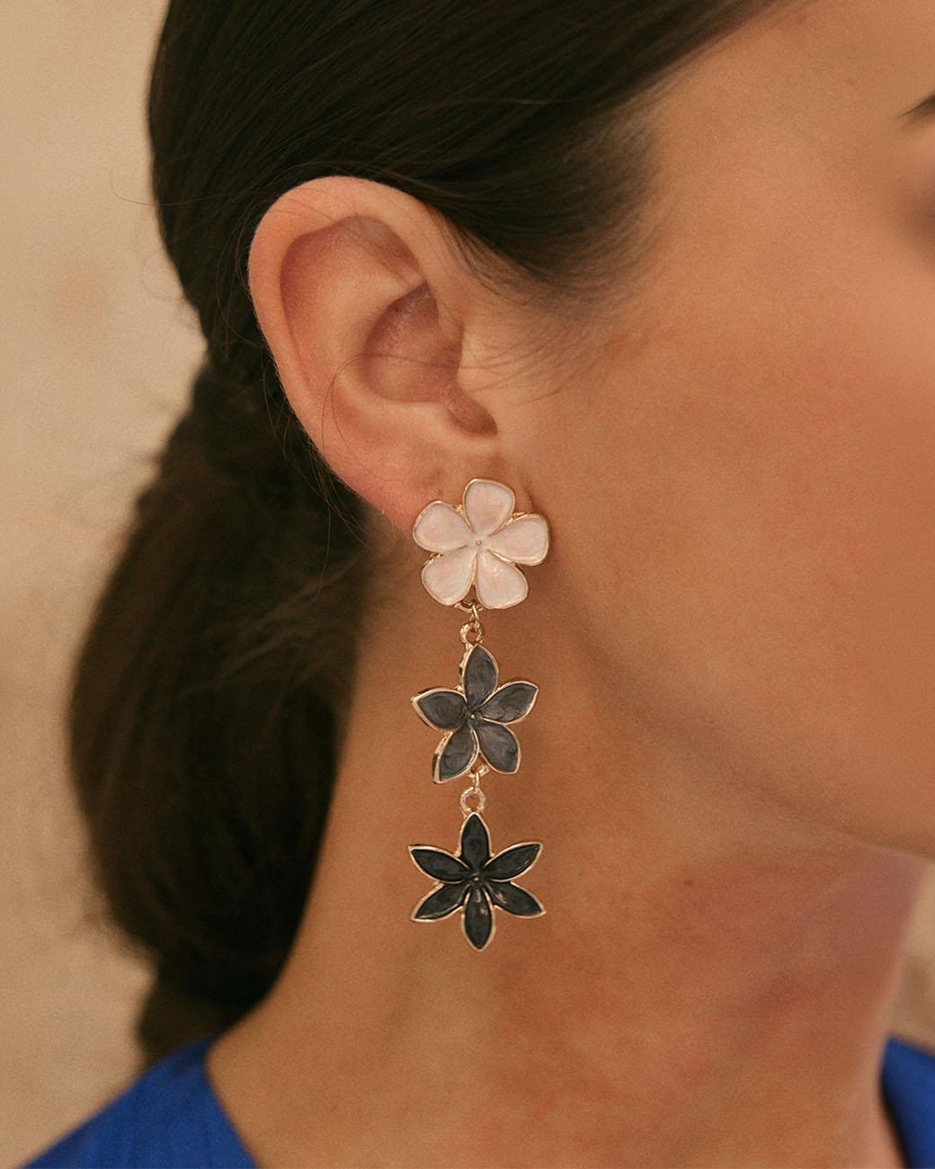 Boucles d’oreilles fleurs Lorena
