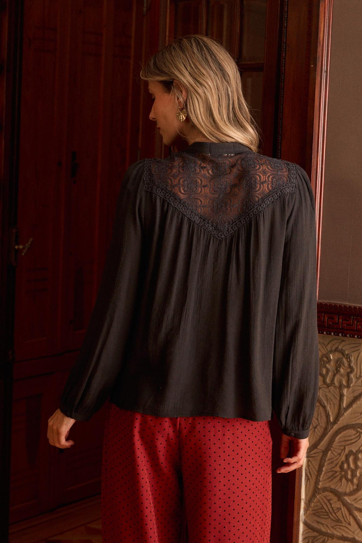 Camisa encaje Lorina