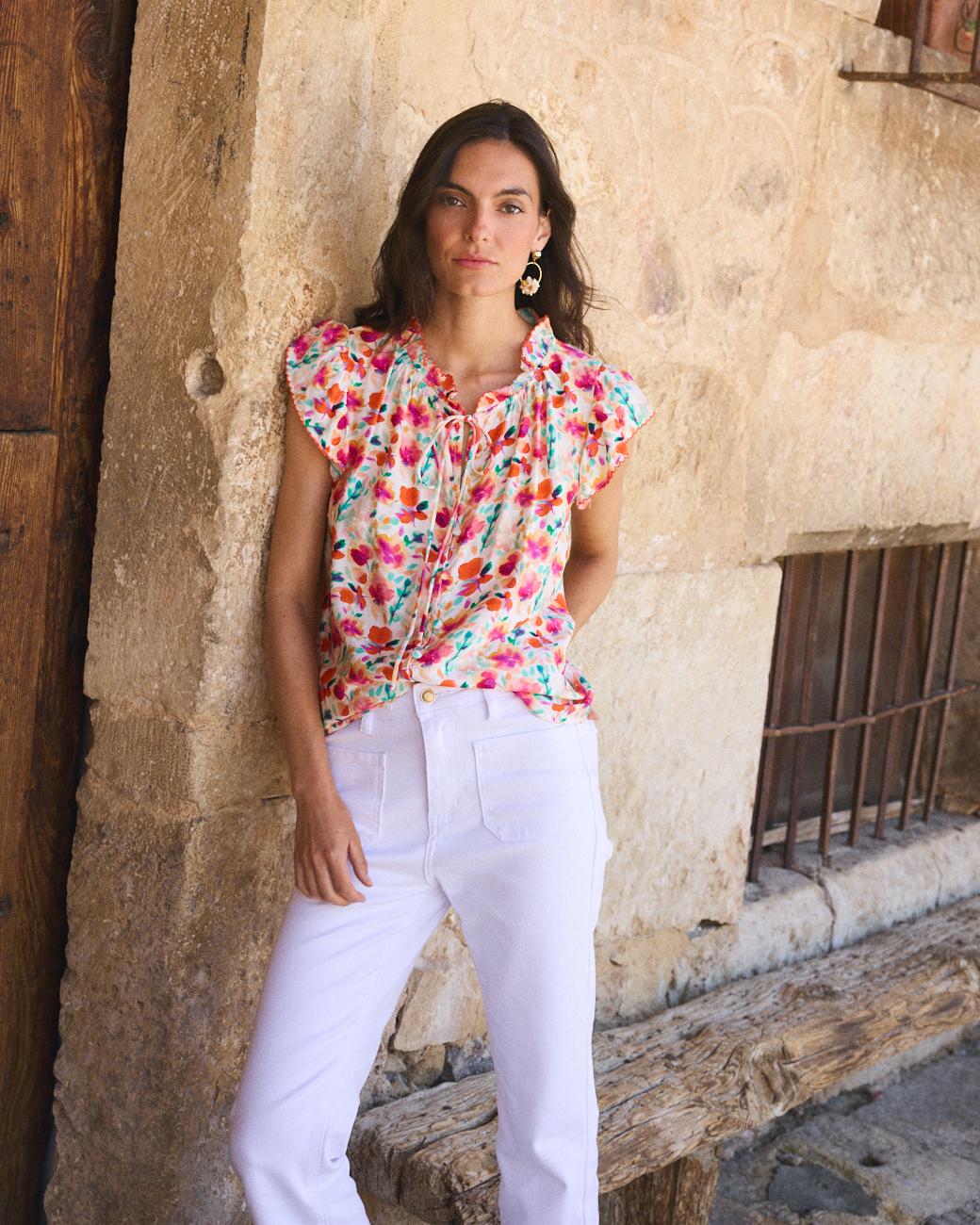 Camisa Flores Agustina