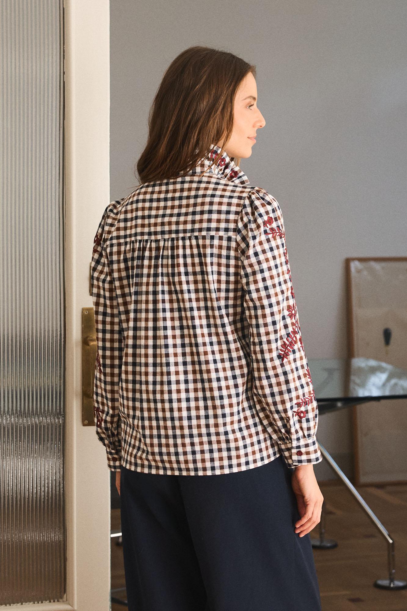 Check print Shirt Margaux