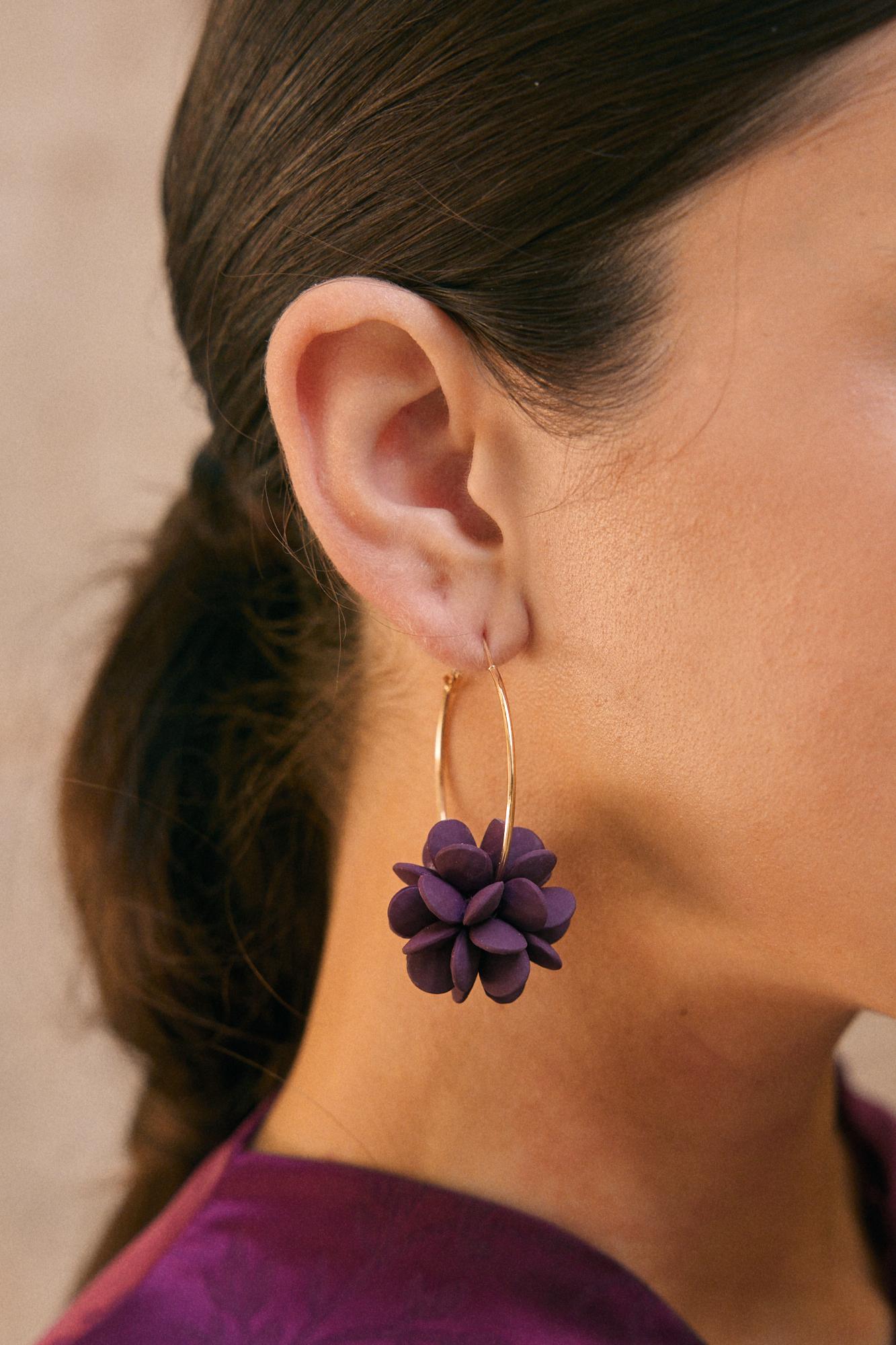 Pendientes Flor Tika