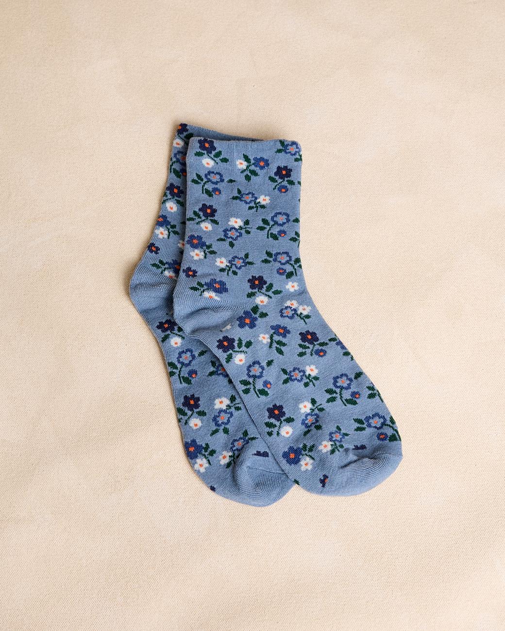 Lot de chaussettes fleurs