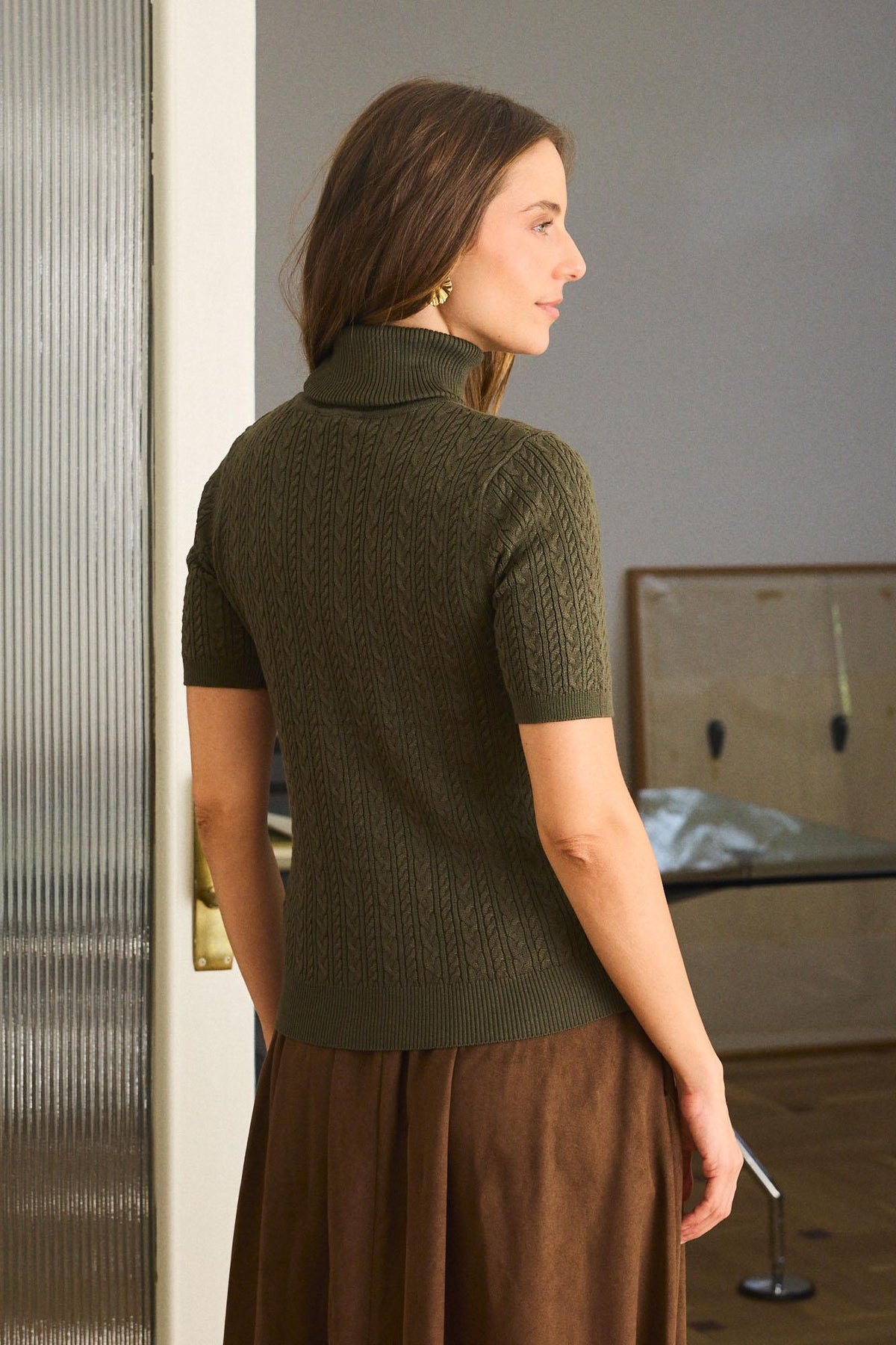 Amets Knit Neck Top