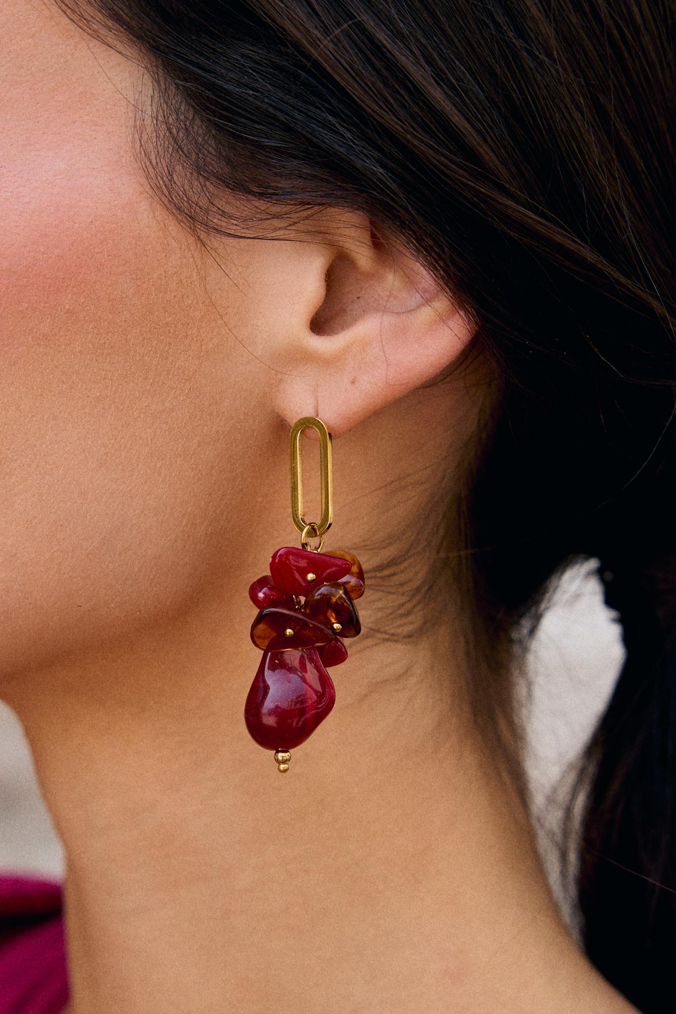 Gaya Stone Earrings
