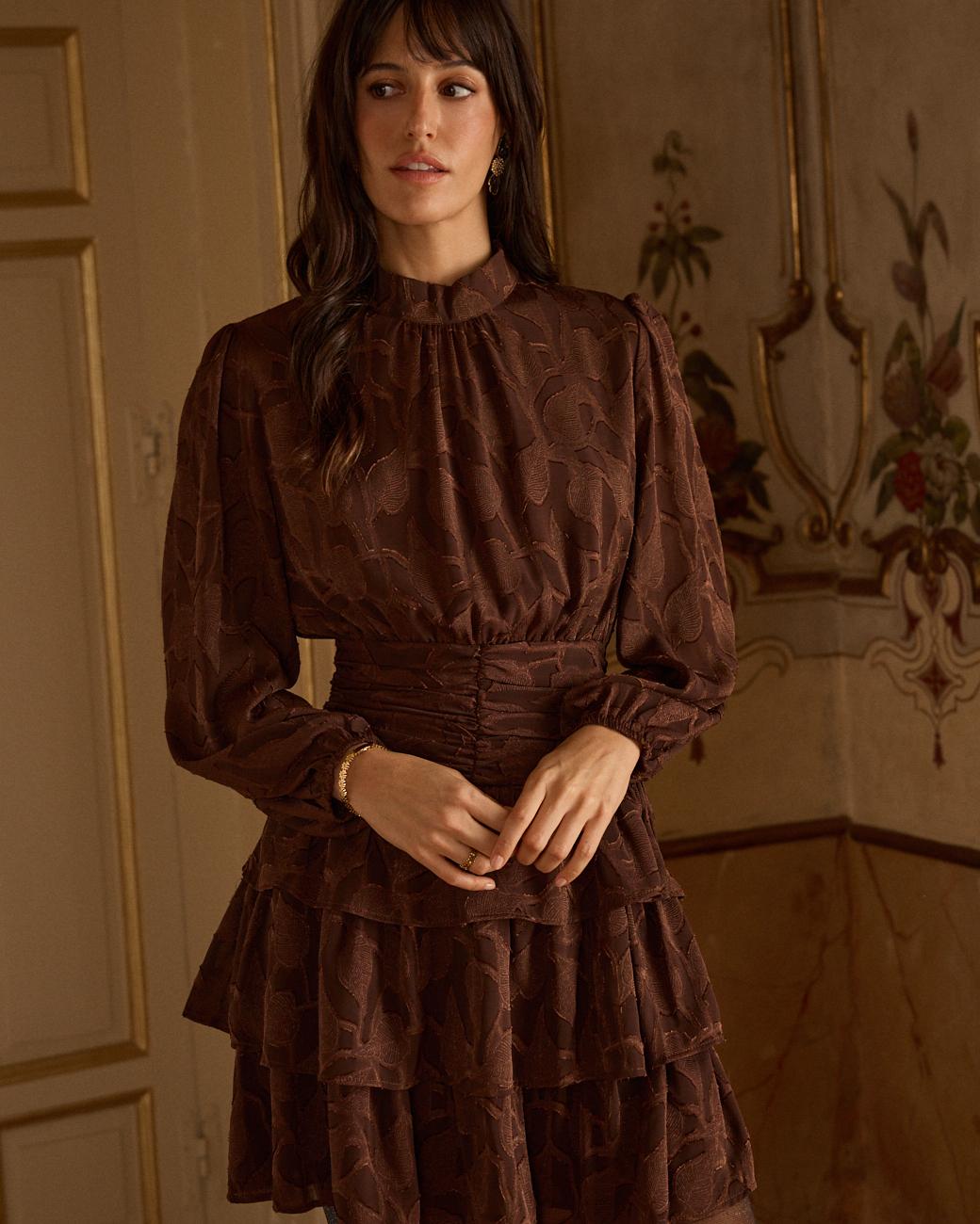 Robe col montant Marian