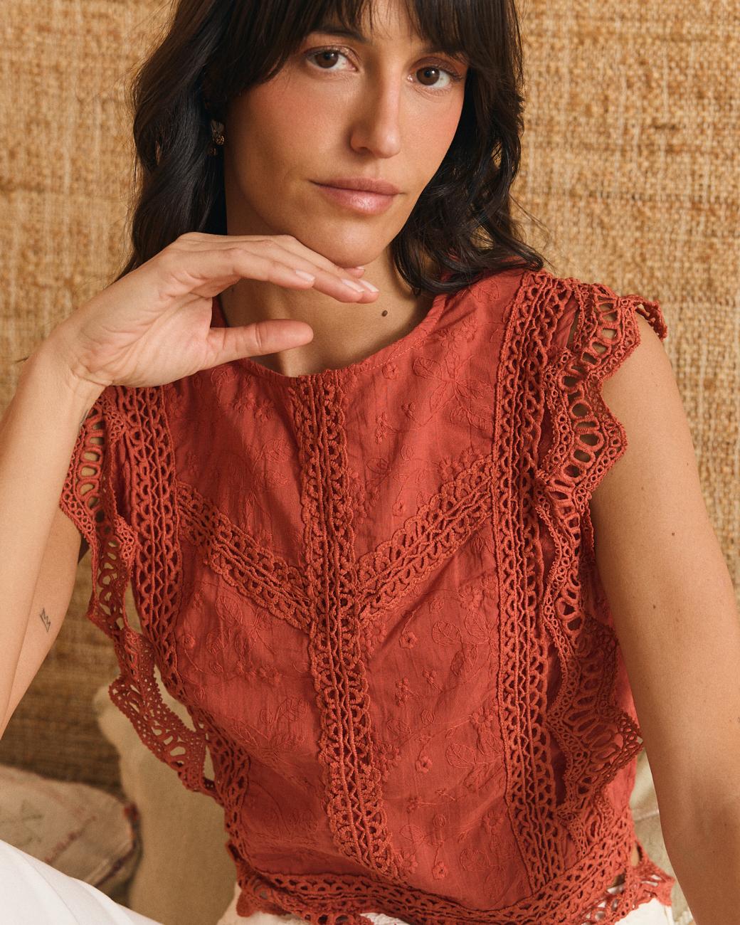 Blouse en maille Tana