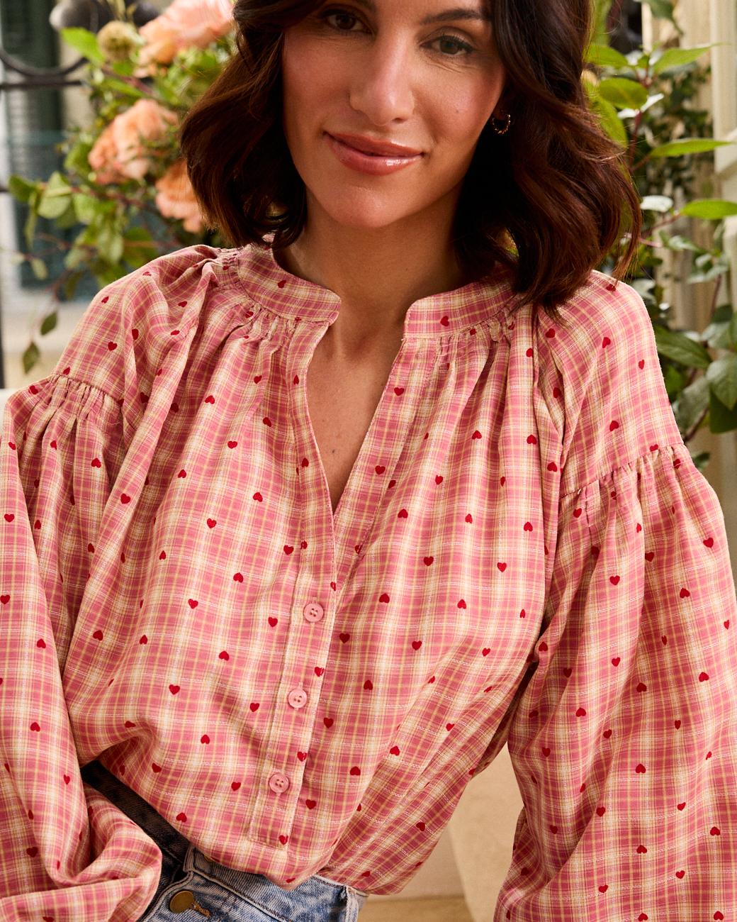 Blouse à cœurs Pilu